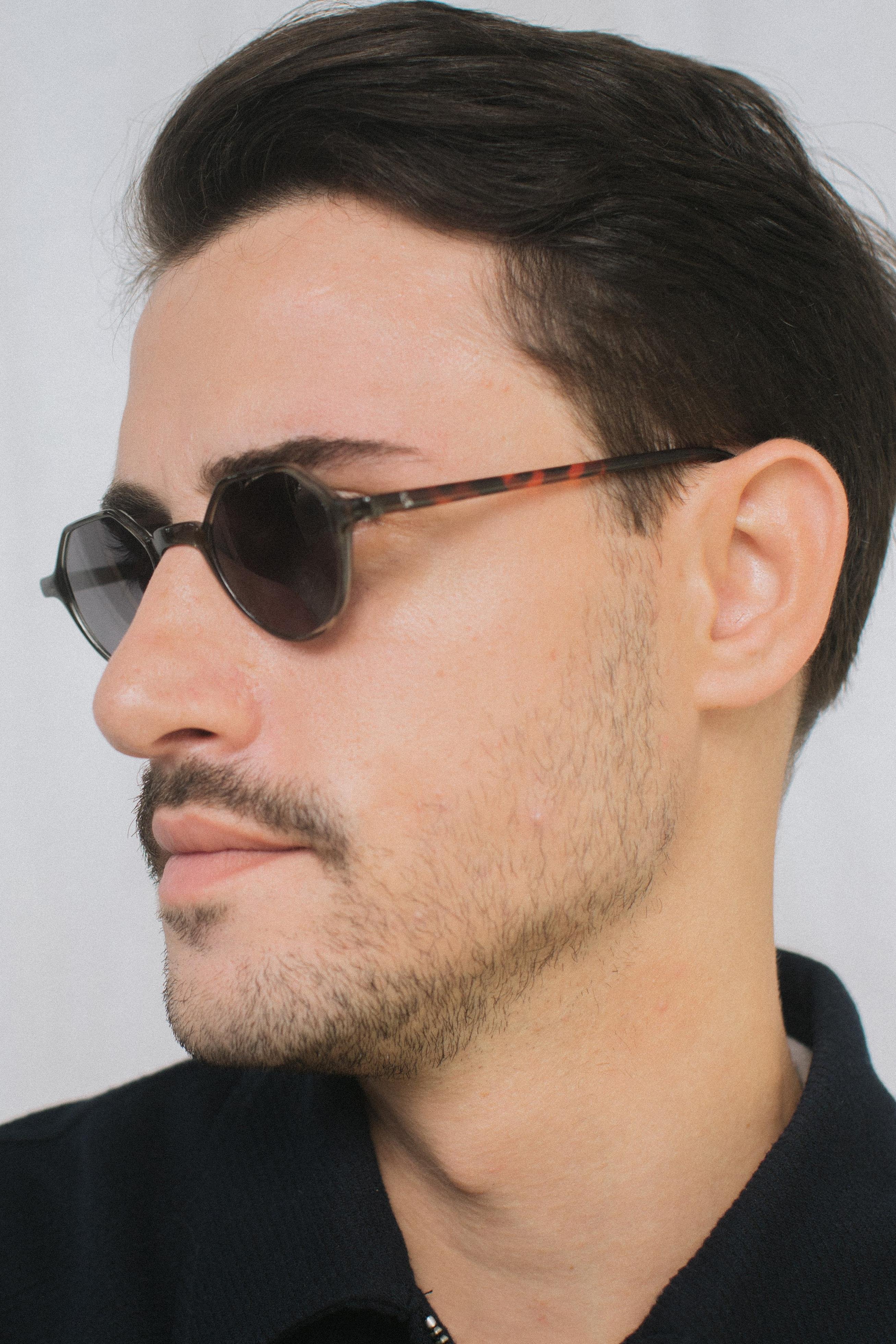 Paula Grey Leopard Black Erkek Güneş Gözlüğü