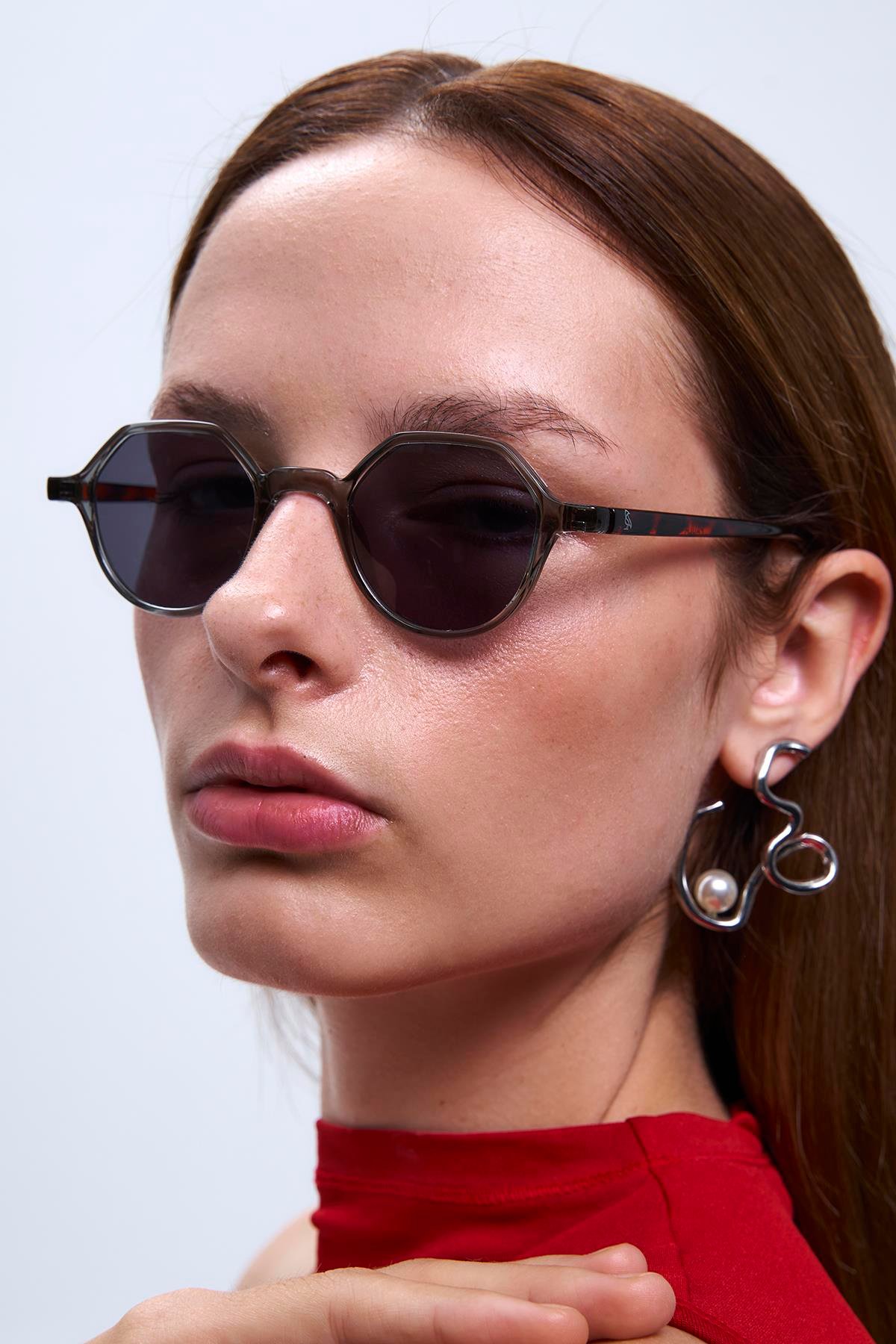 Paula Grey Leopard Black Güneş Gözlüğü