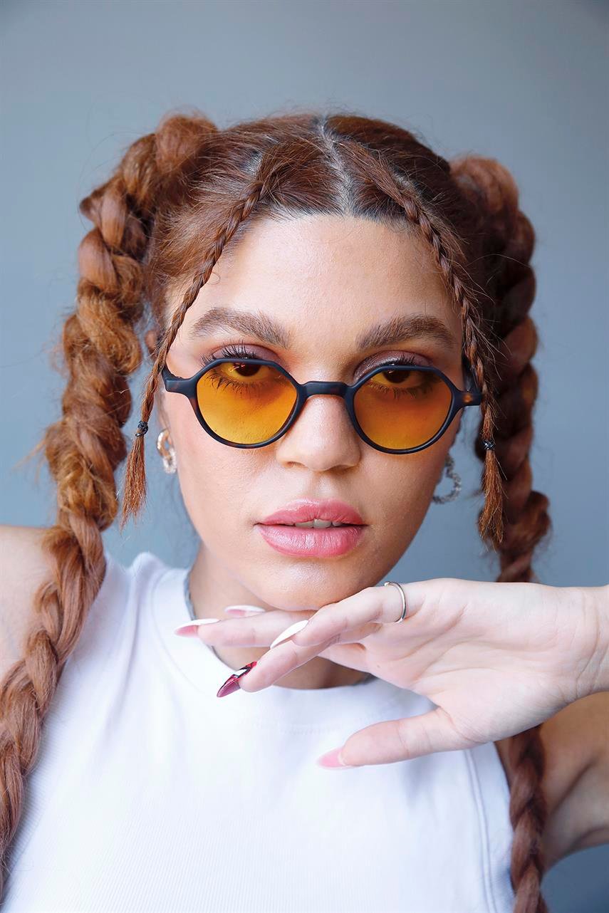 Paula Leopard Orange Güneş Gözlüğü