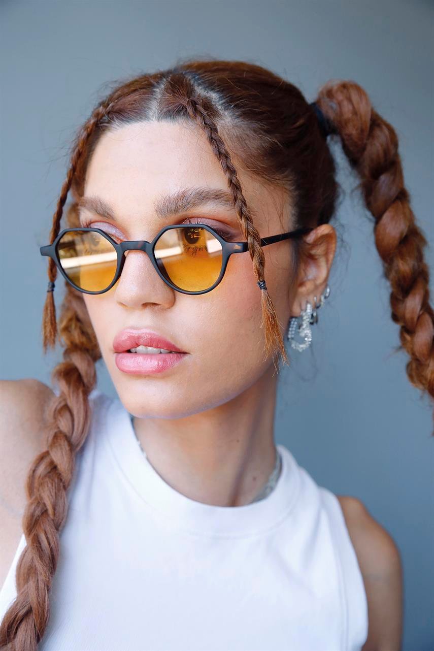 Paula Leopard Orange Güneş Gözlüğü
