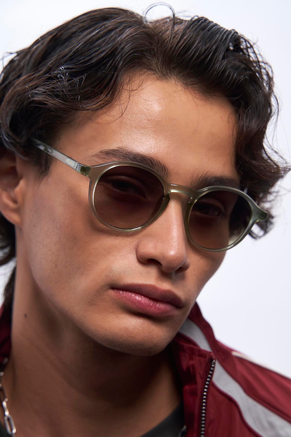 Pearl Green Black Degrade Erkek Güneş Gözlüğü