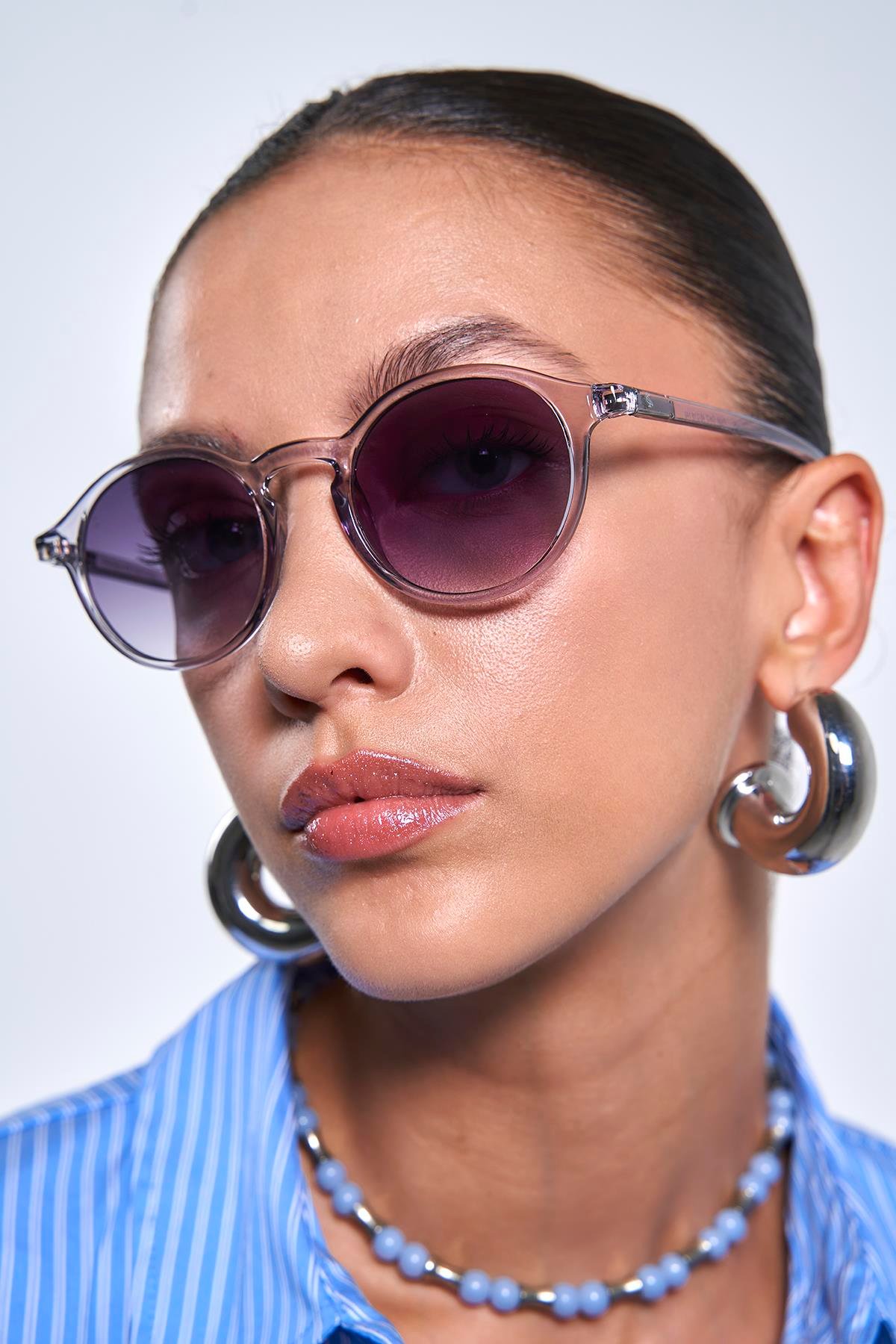 Pearl Grey Black Degrade Güneş Gözlüğü