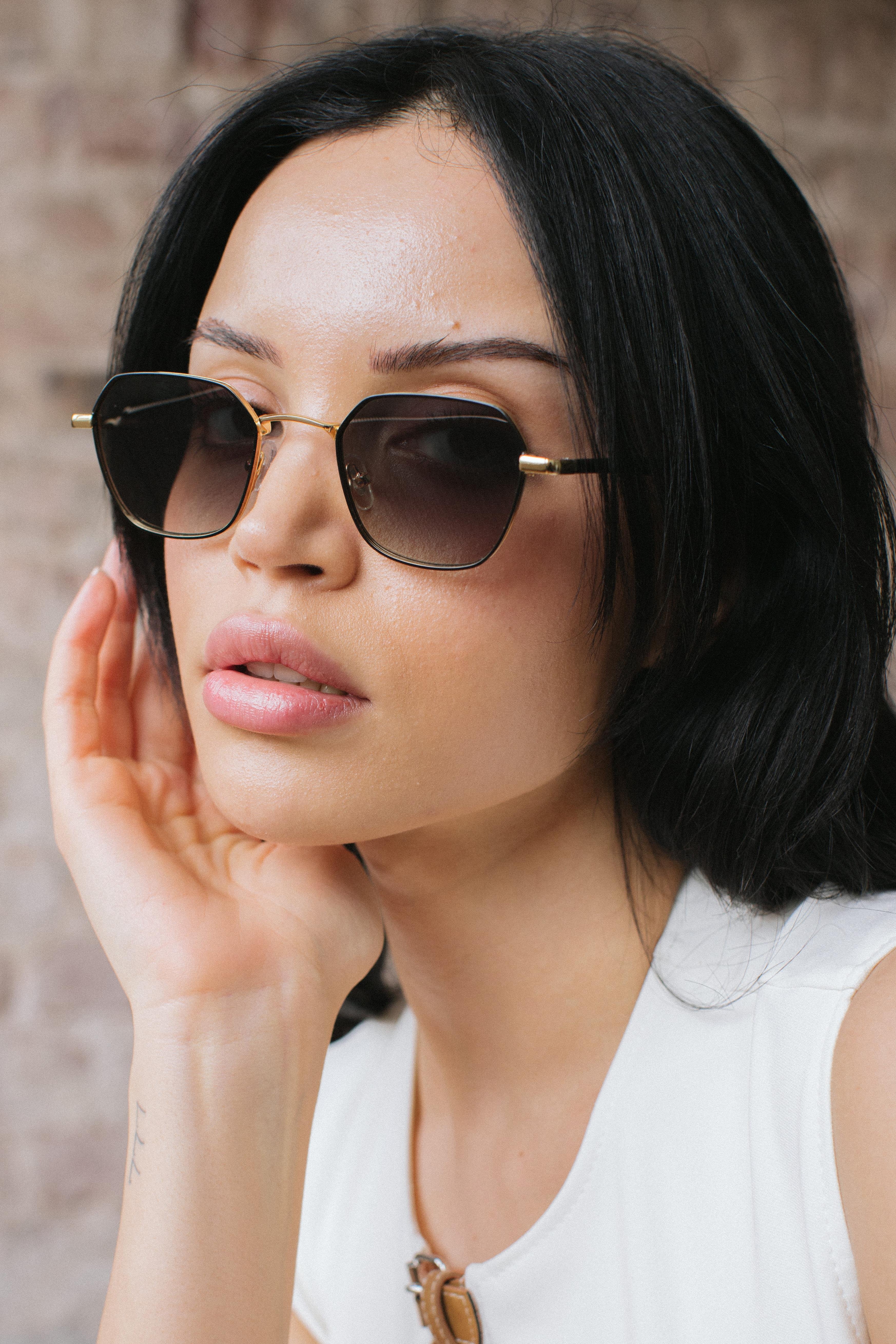 Penelope Gold Green Degrade Güneş Gözlüğü