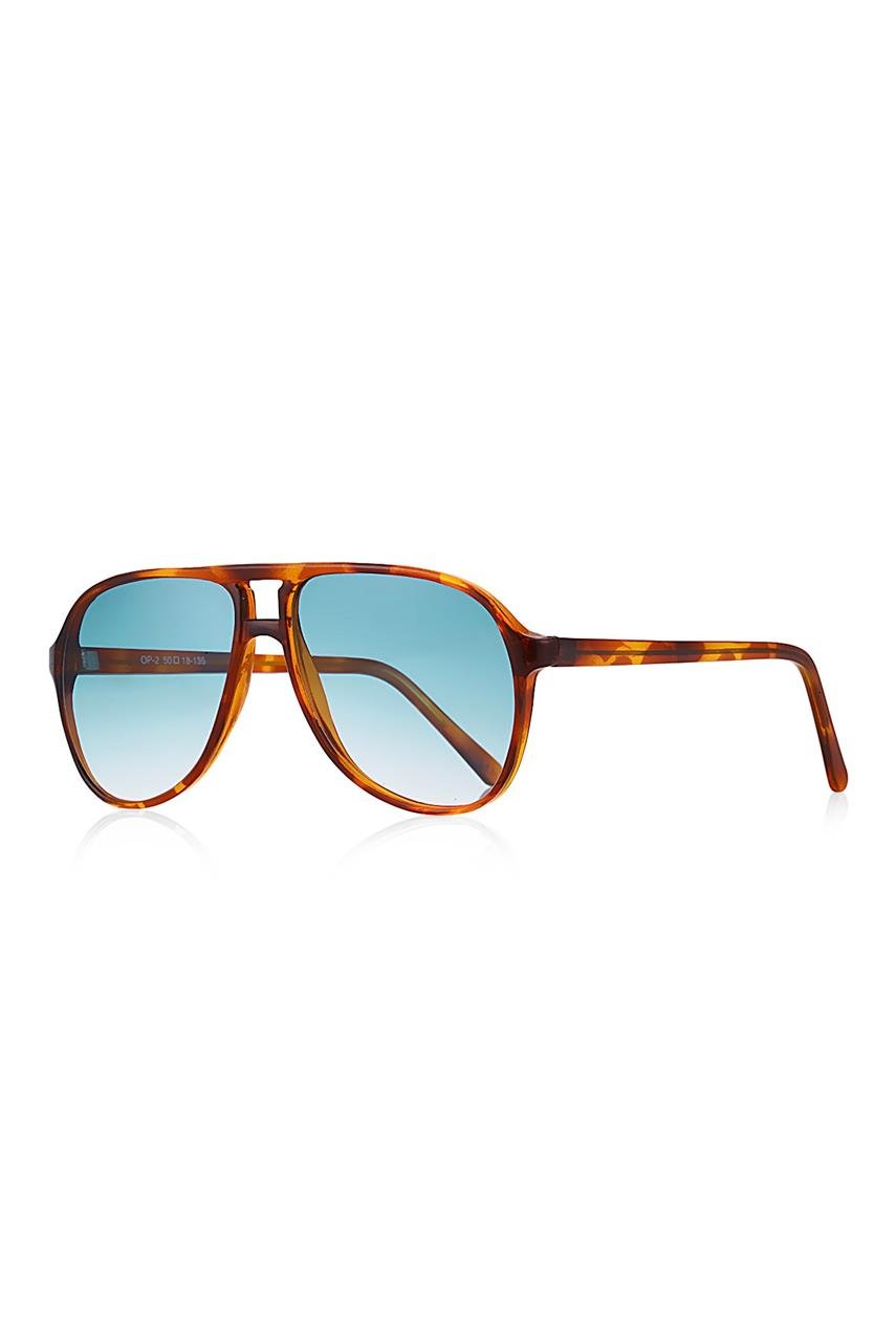 Peyton Leopard Blue Deglare Güneş Gözlüğü