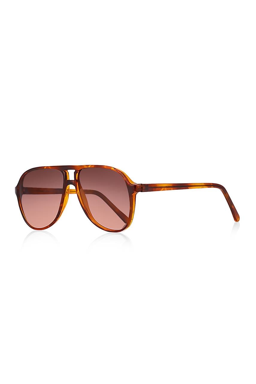 Peyton Leopard Brown Güneş Gözlüğü