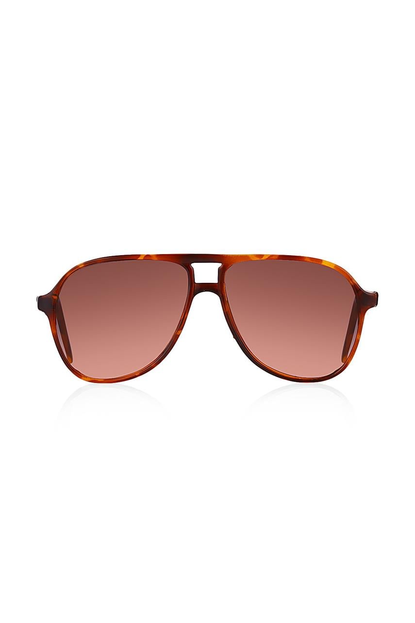 Peyton Leopard Brown Güneş Gözlüğü