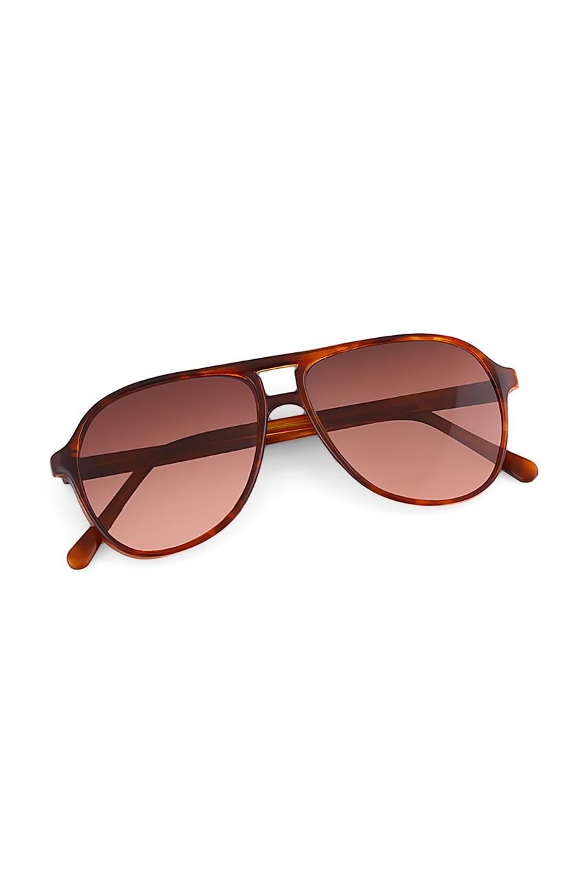 Peyton Leopard Brown Güneş Gözlüğü