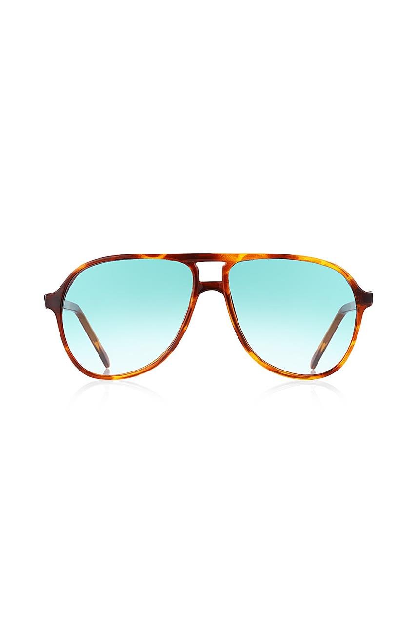 Peyton Leopard Green Güneş Gözlüğü