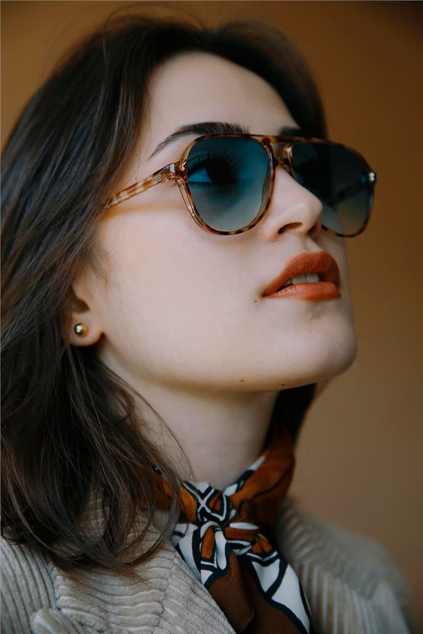 Peyton Leopard Green Güneş Gözlüğü