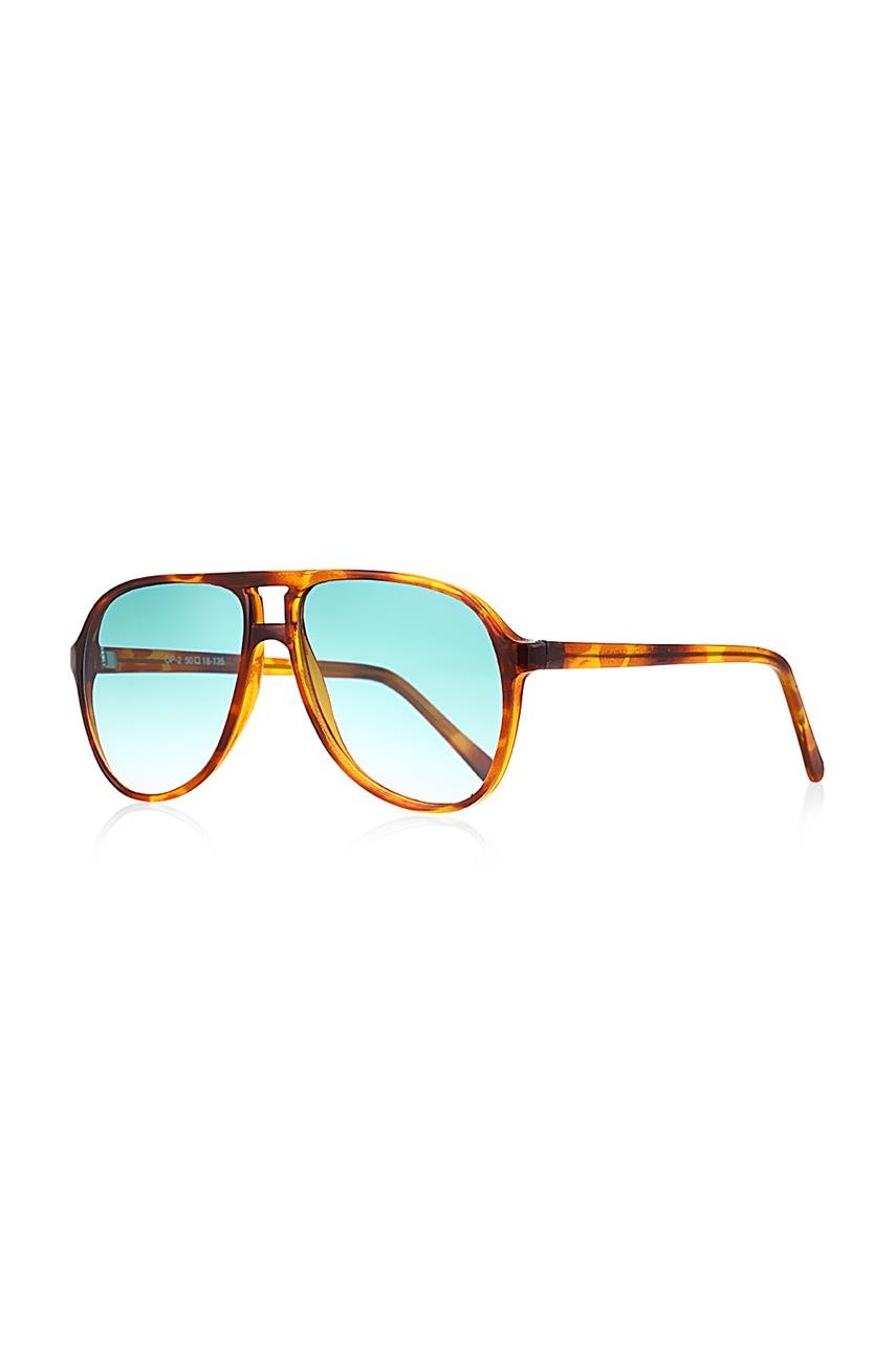 Peyton Leopard Green Güneş Gözlüğü