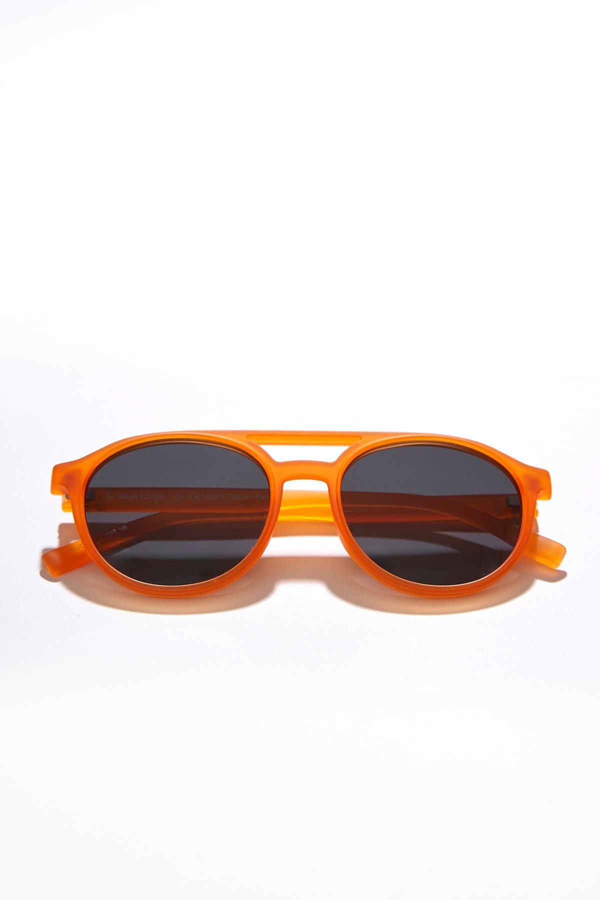 Poonam Matt Orange Black Erkek Güneş Gözlüğü