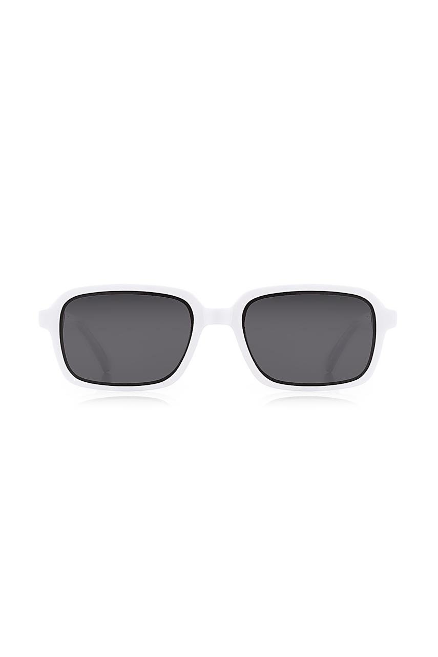 Pou White Black Güneş Gözlüğü