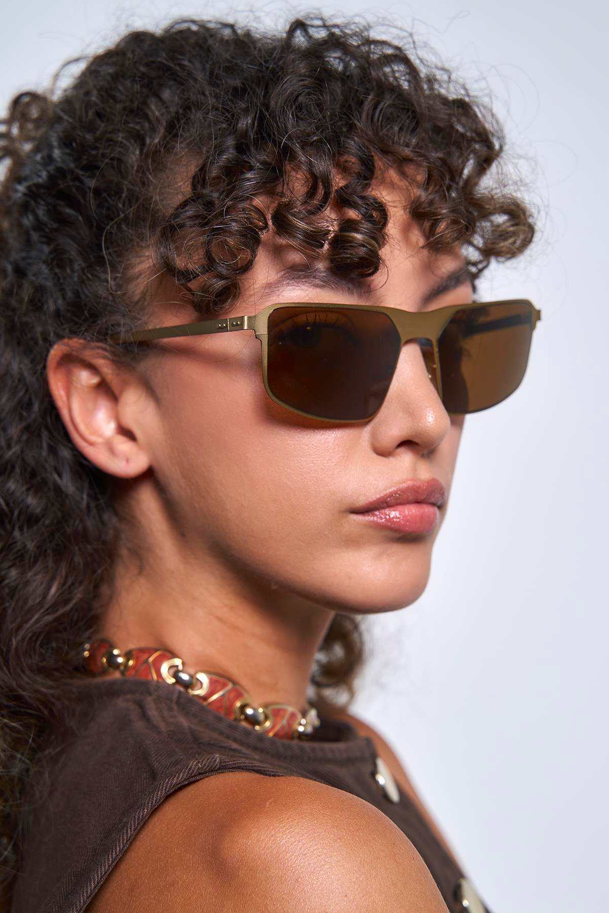 Pulse Antique Gold Brown Güneş Gözlüğü