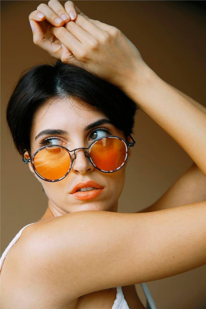 Rasmus Leopard Orange Güneş Gözlüğü