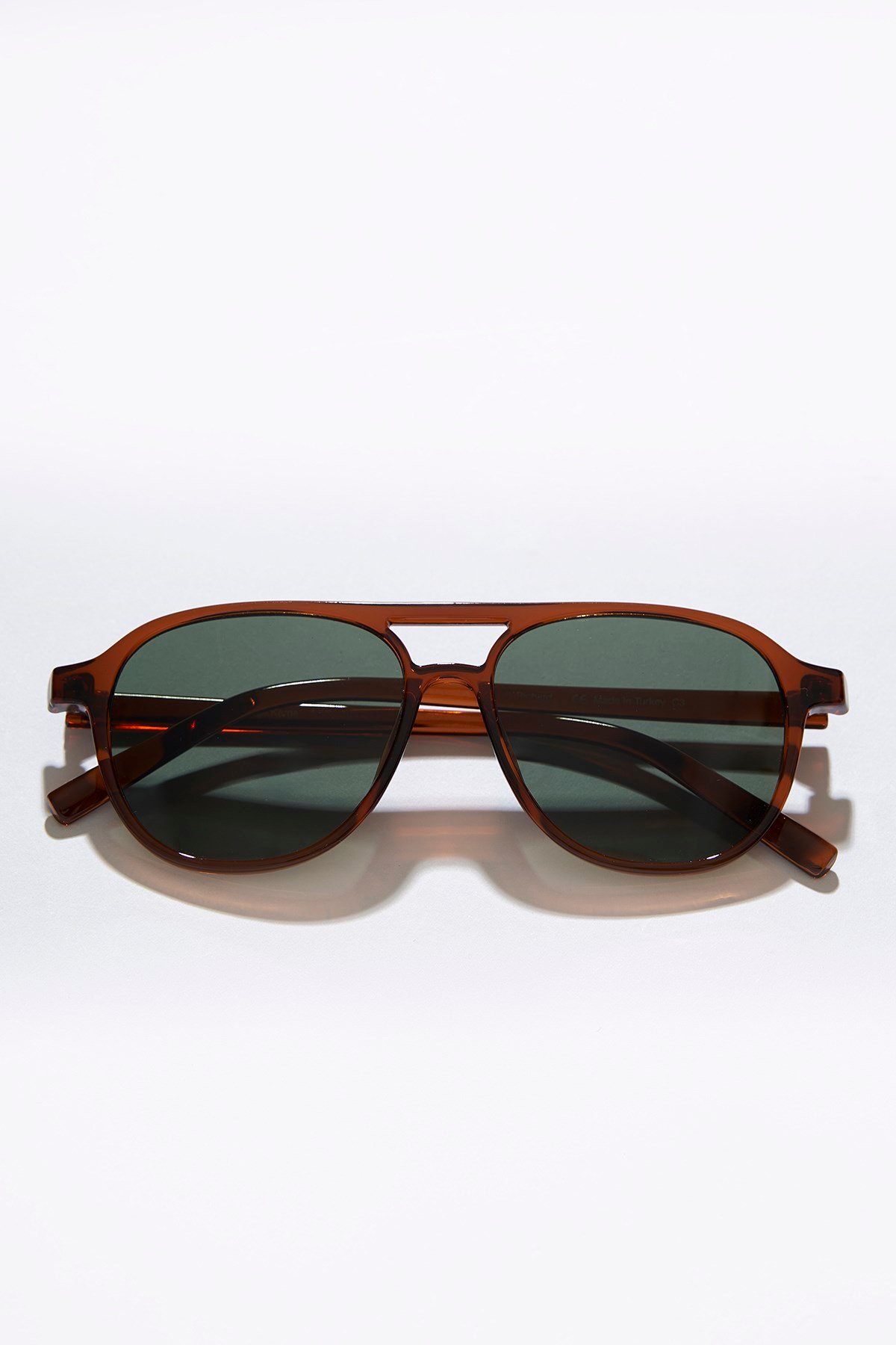 Richard Brown Dark Green Güneş Gözlüğü