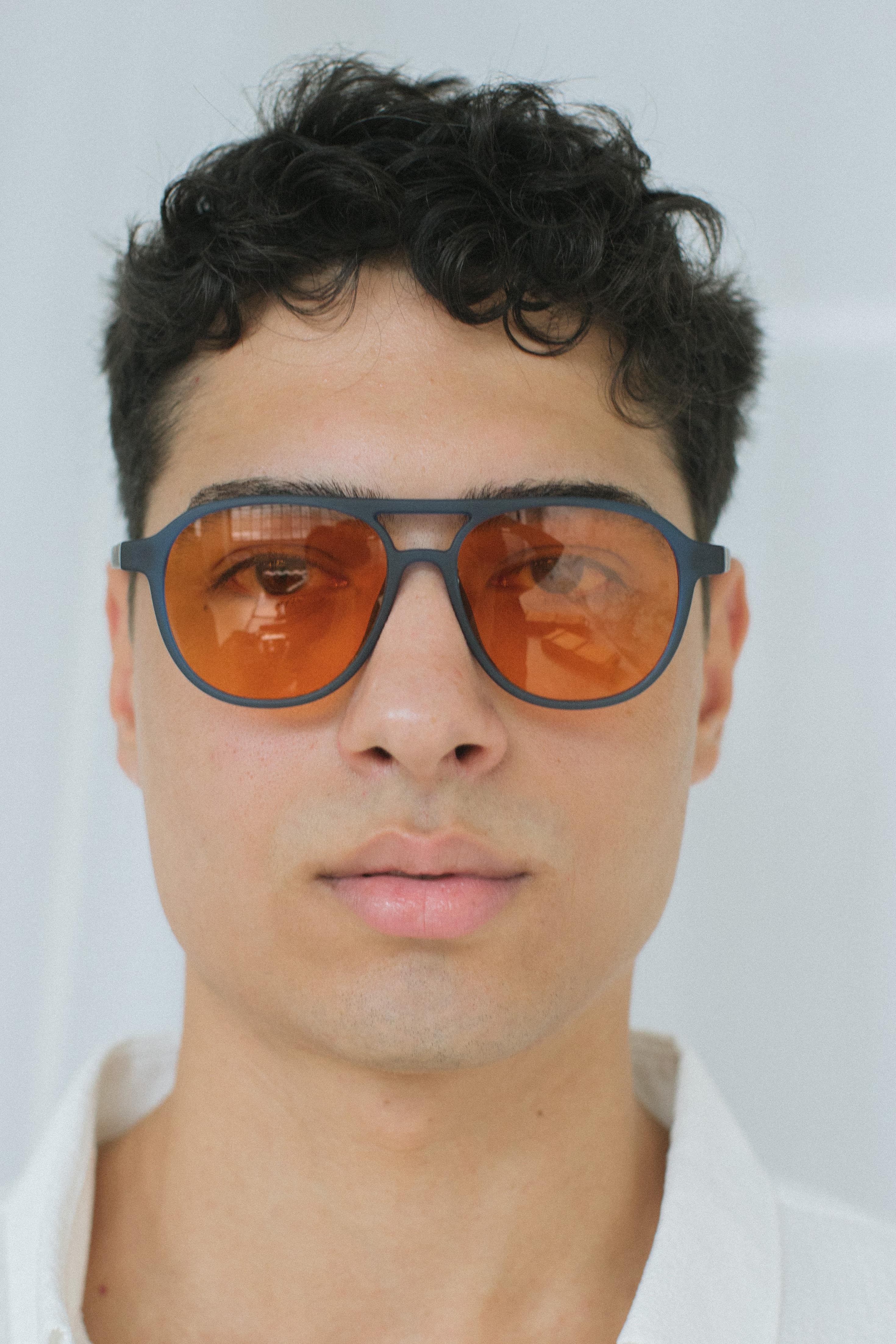 Richard Matt Navy Orange Erkek Güneş Gözlüğü