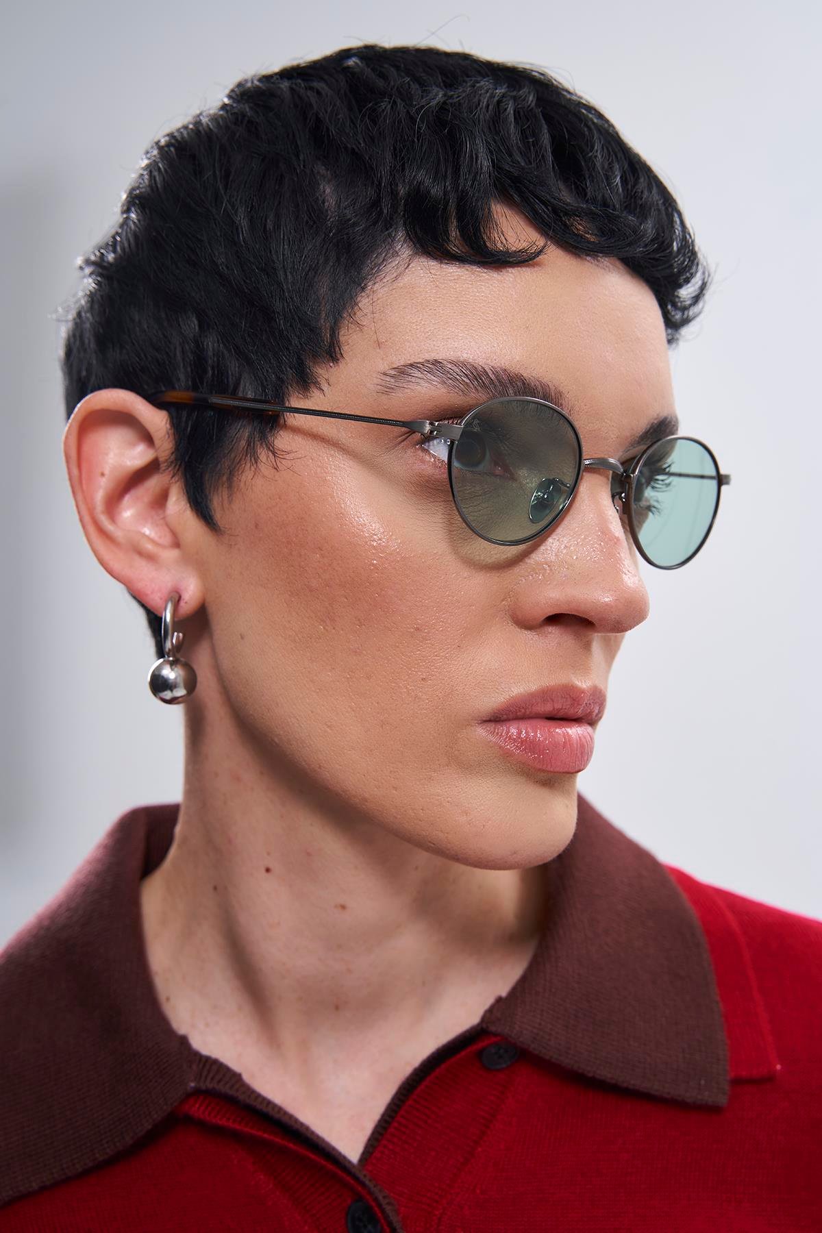 Riley Silver Green Güneş Gözlüğü