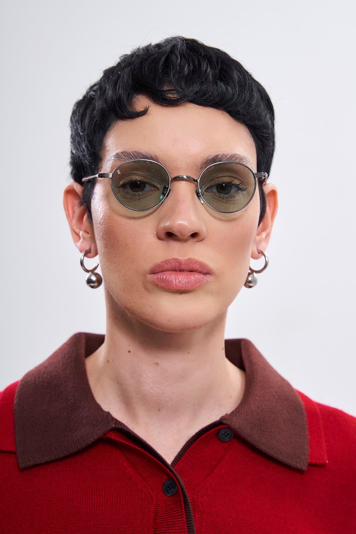 Riley Silver Green Güneş Gözlüğü