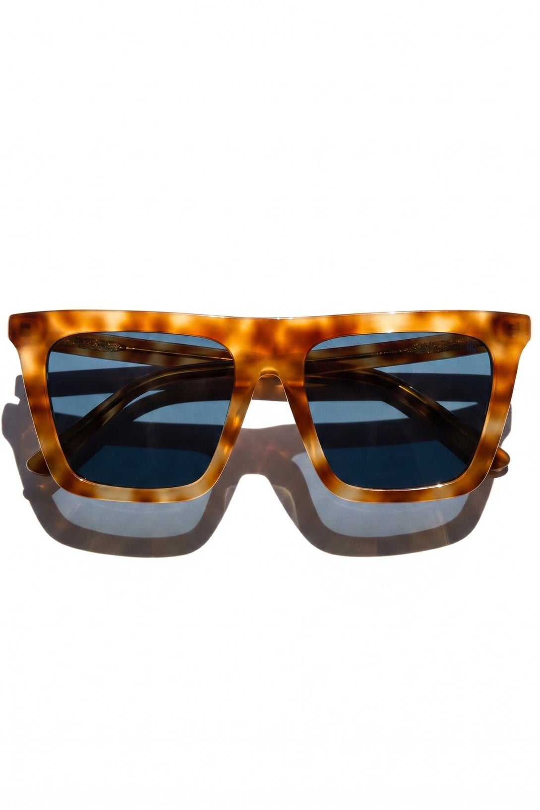 Rina Orange Leopard Blue Güneş Gözlüğü