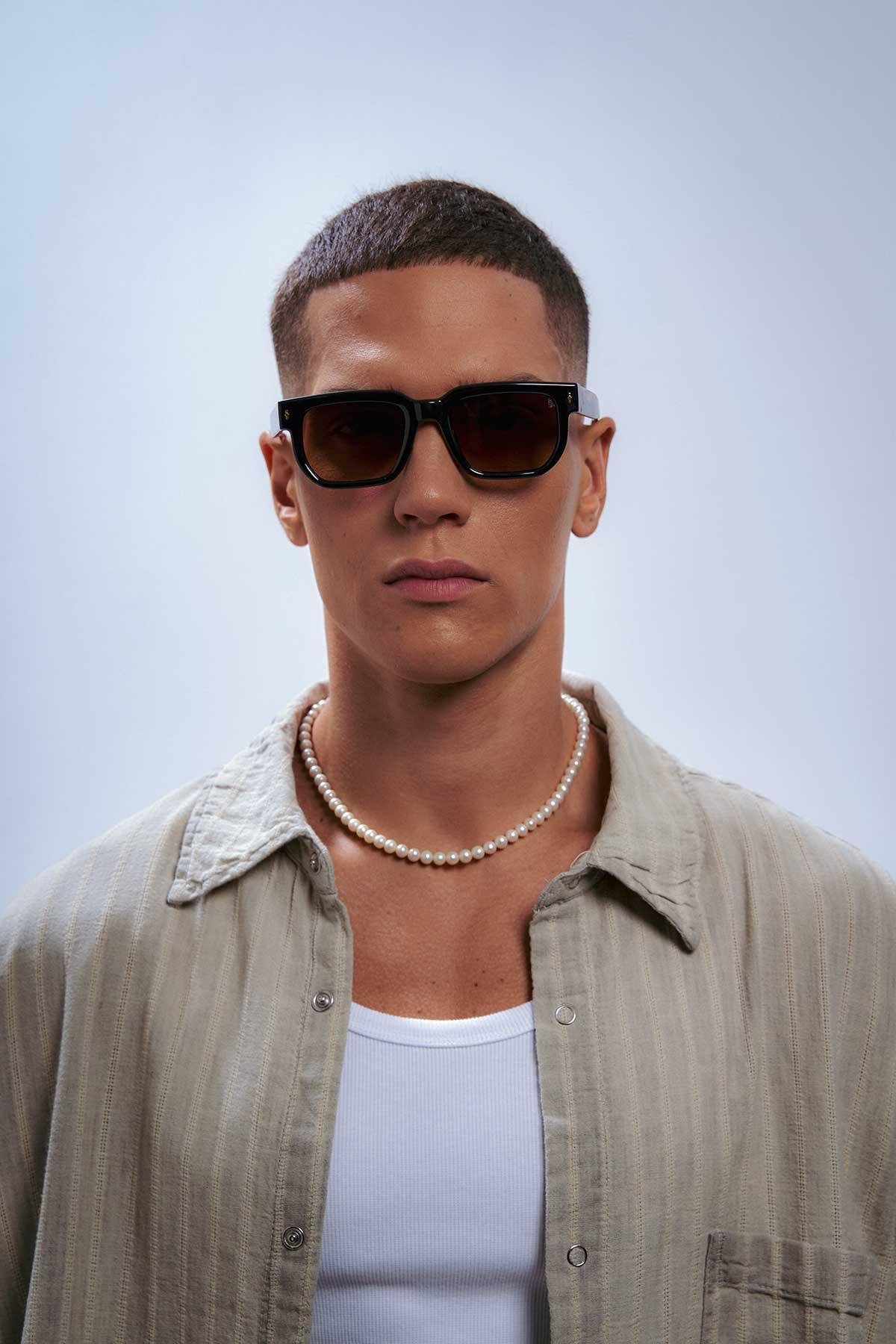 Ronald Black Brown Degrade Erkek Güneş Gözlüğü