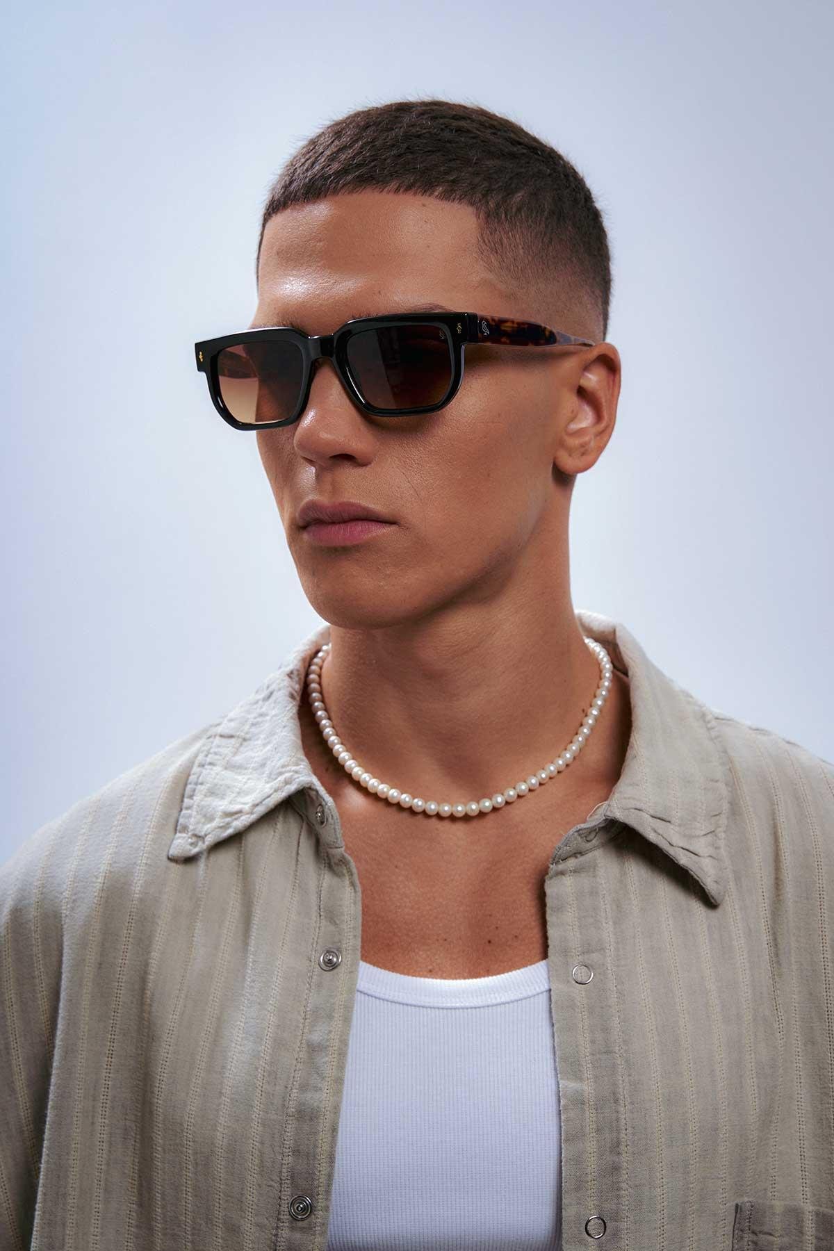 Ronald Black Brown Degrade Erkek Güneş Gözlüğü