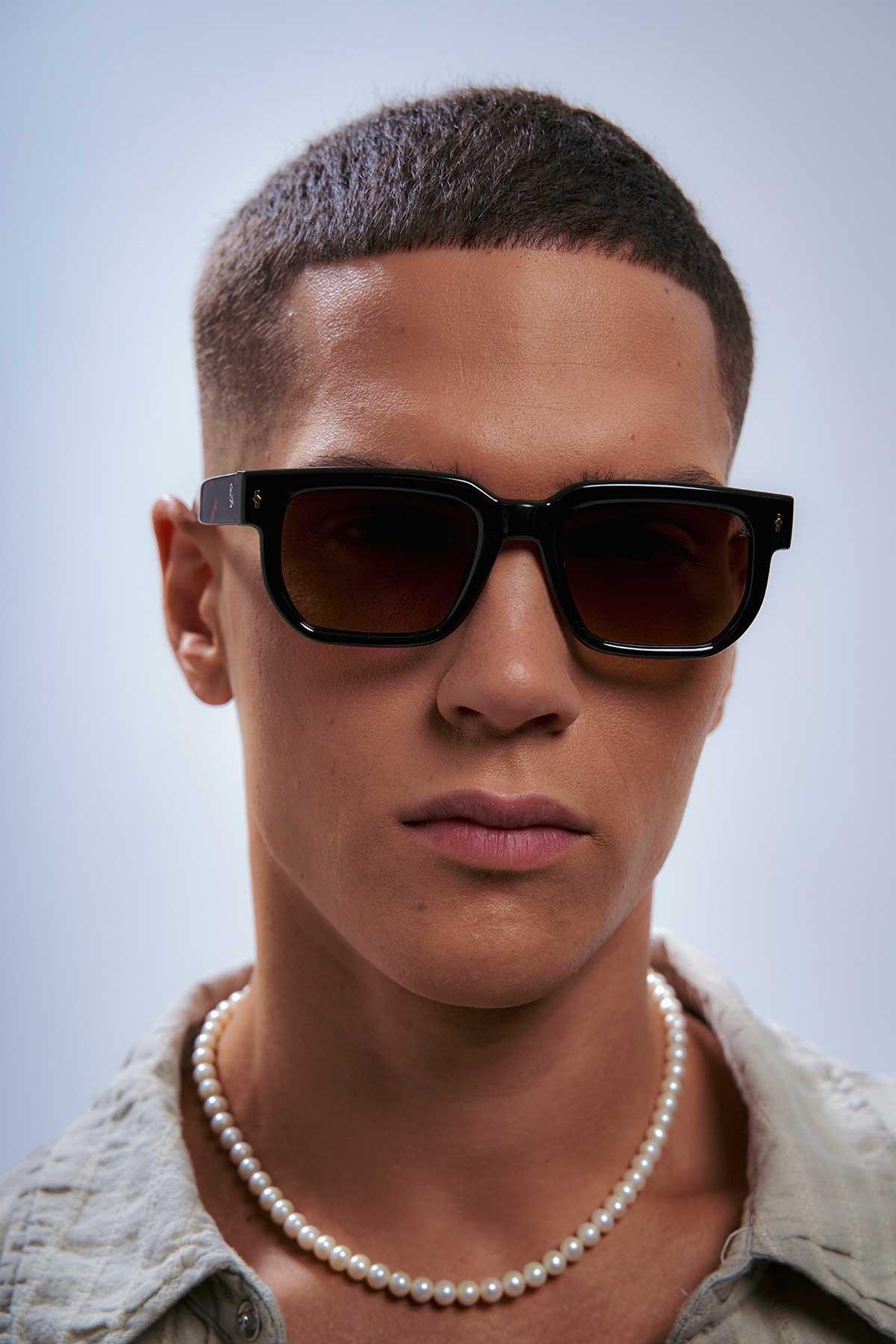 Ronald Black Brown Degrade Erkek Güneş Gözlüğü