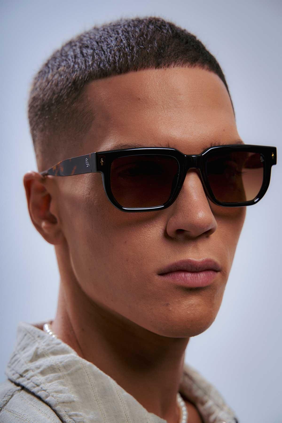 Ronald Black Brown Degrade Erkek Güneş Gözlüğü