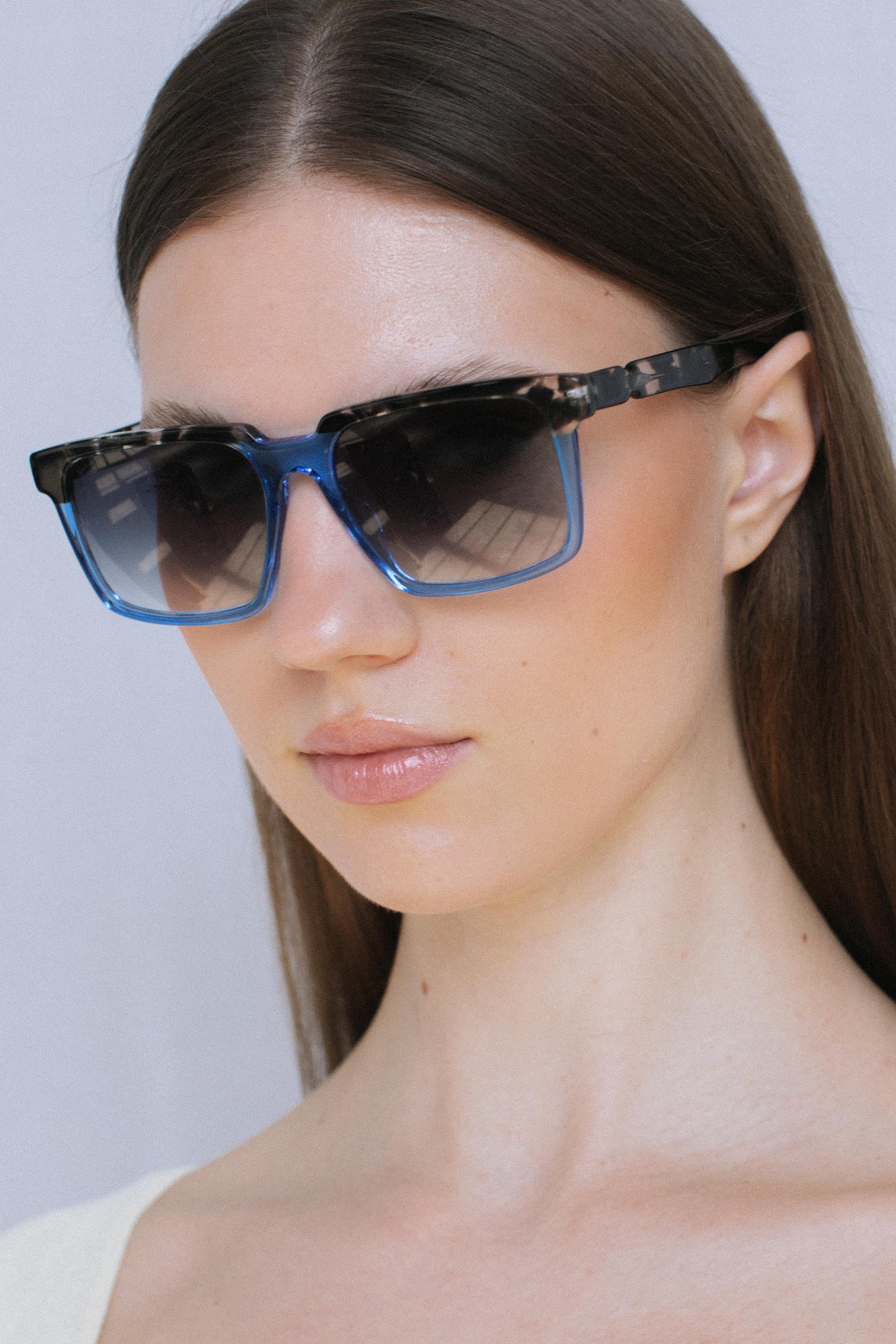 Rutger Blue Black Degrade Güneş Gözlüğü