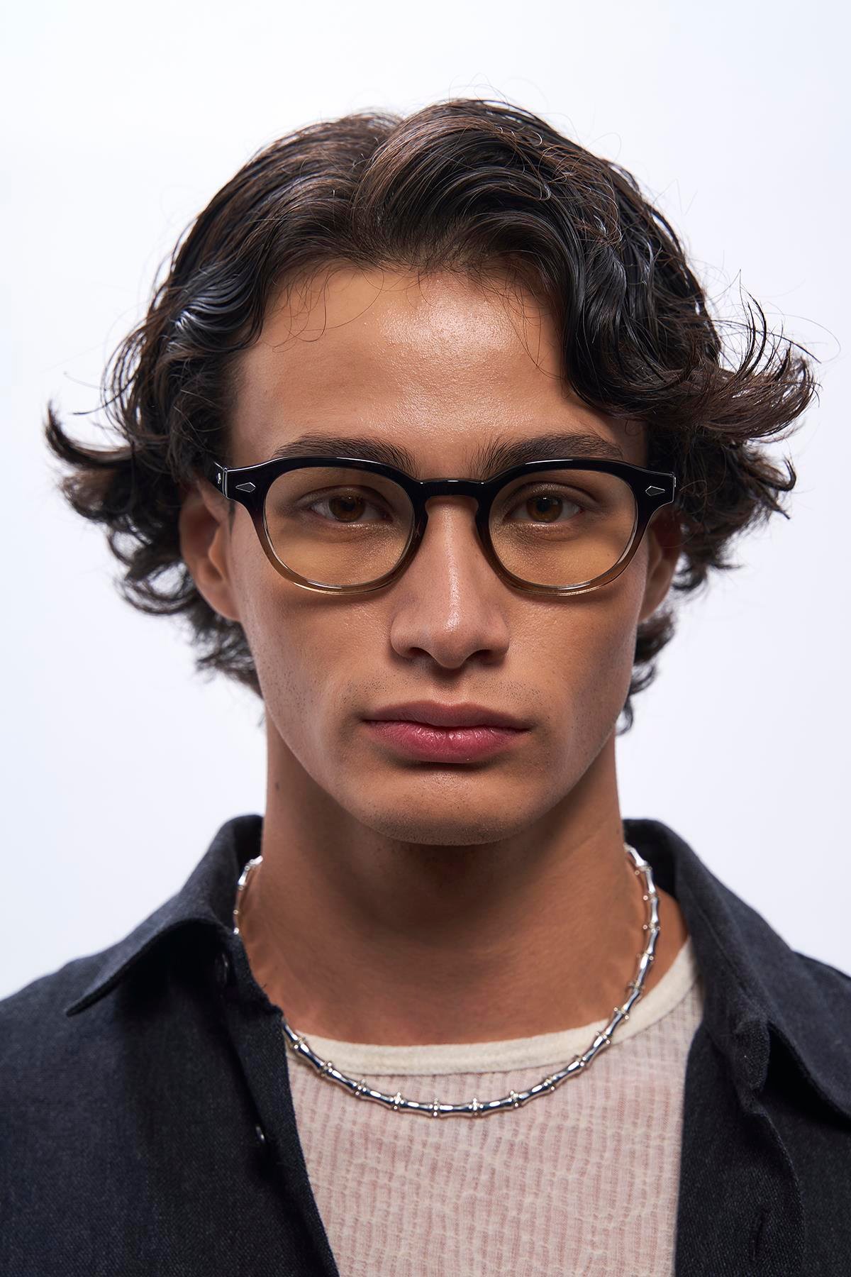 Ryan Black Grey Erkek Mavi Işık Koruyucu Gözlük