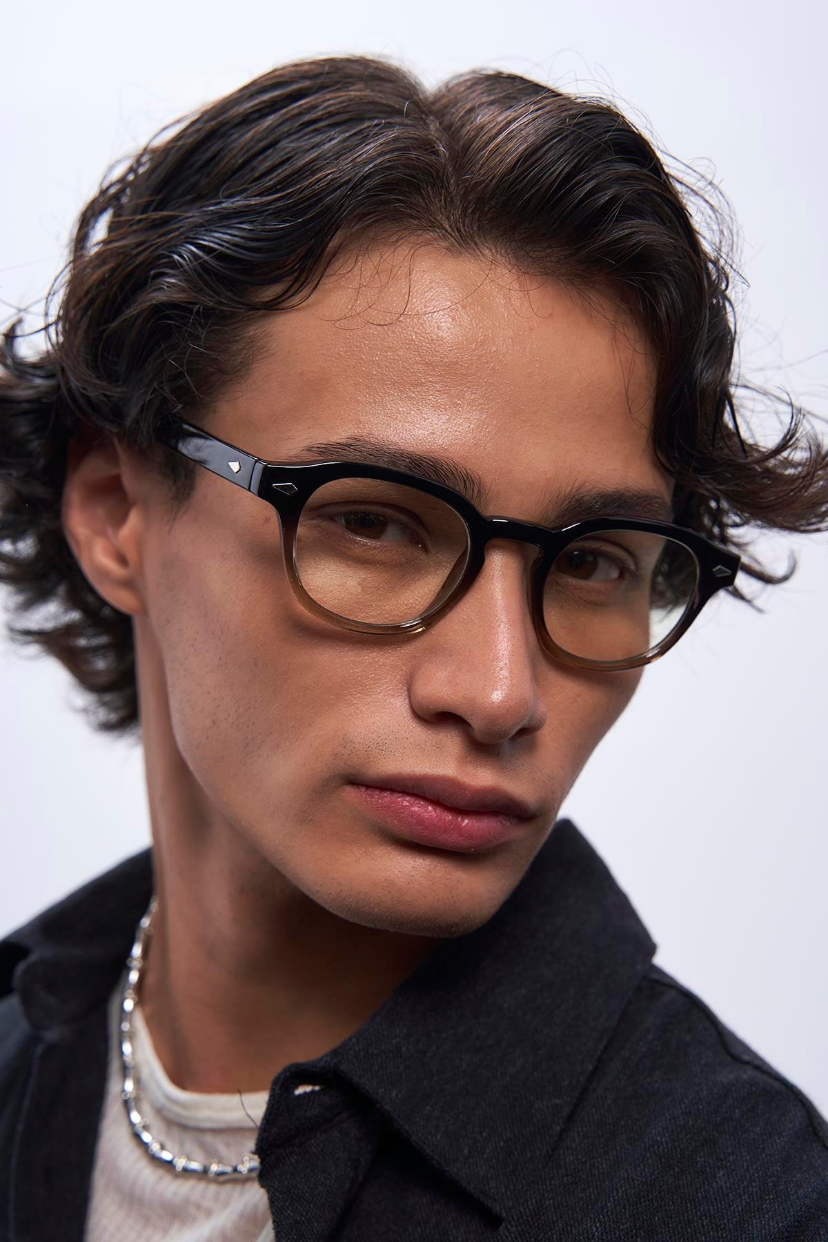 Ryan Black Grey Erkek Mavi Işık Koruyucu Gözlük