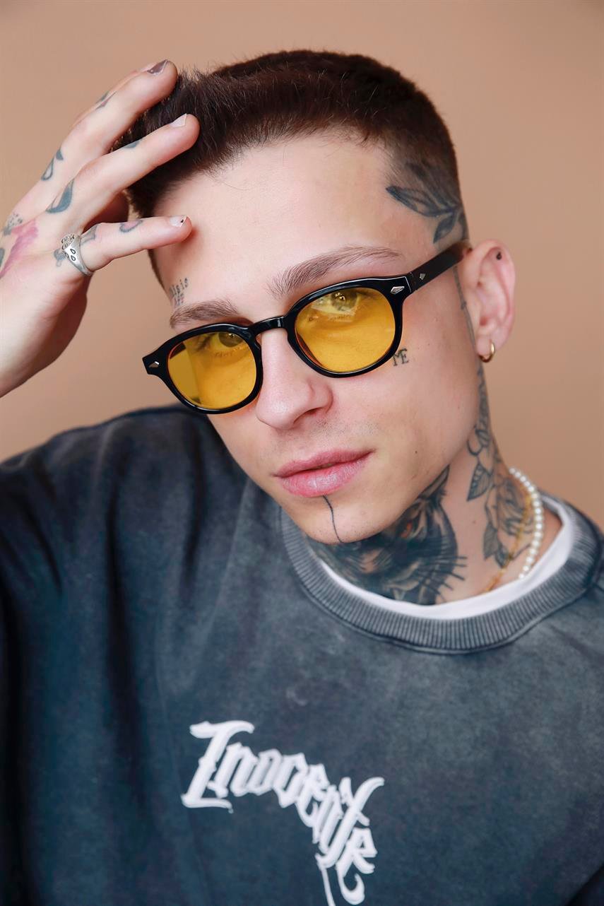 Ryan Black Yellow Erkek Güneş Gözlüğü