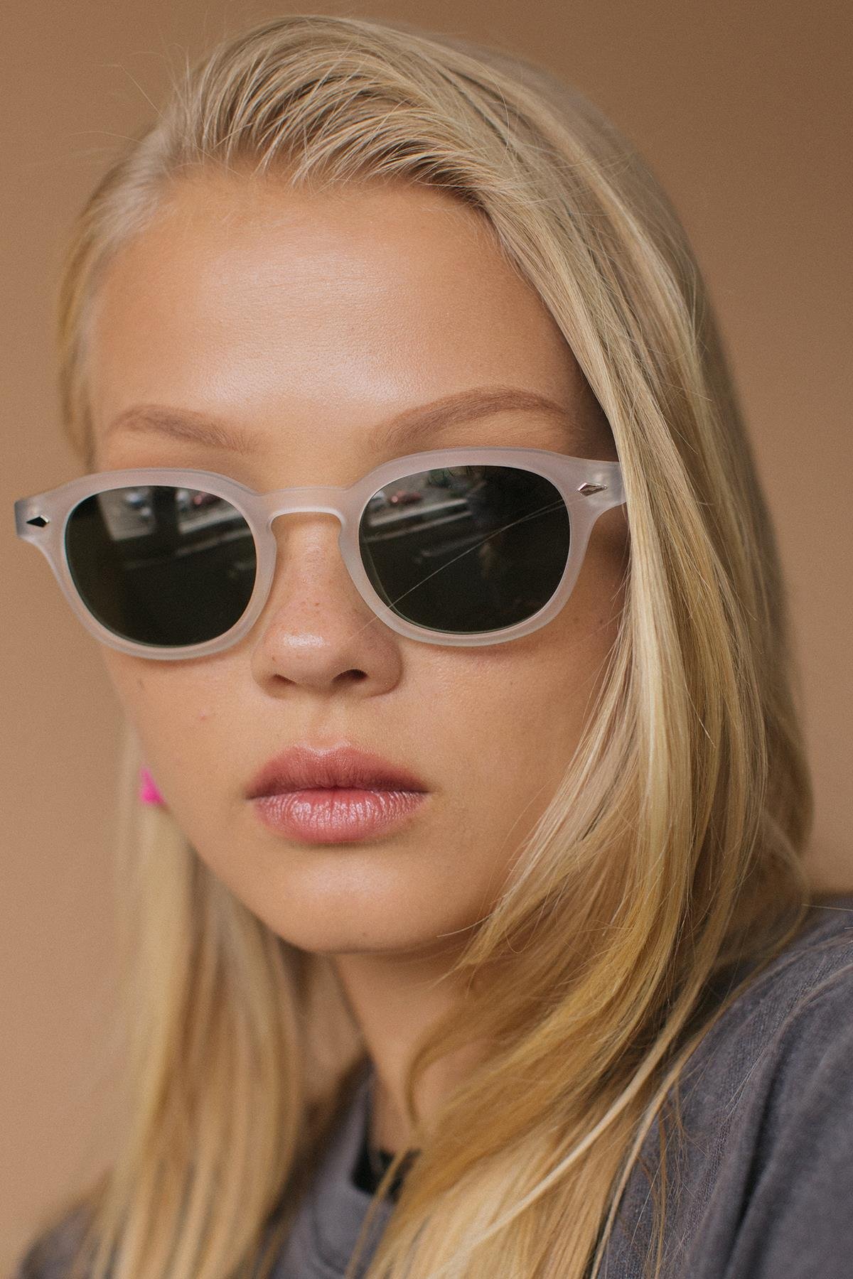 Ryan Matt Clear Green Güneş Gözlüğü