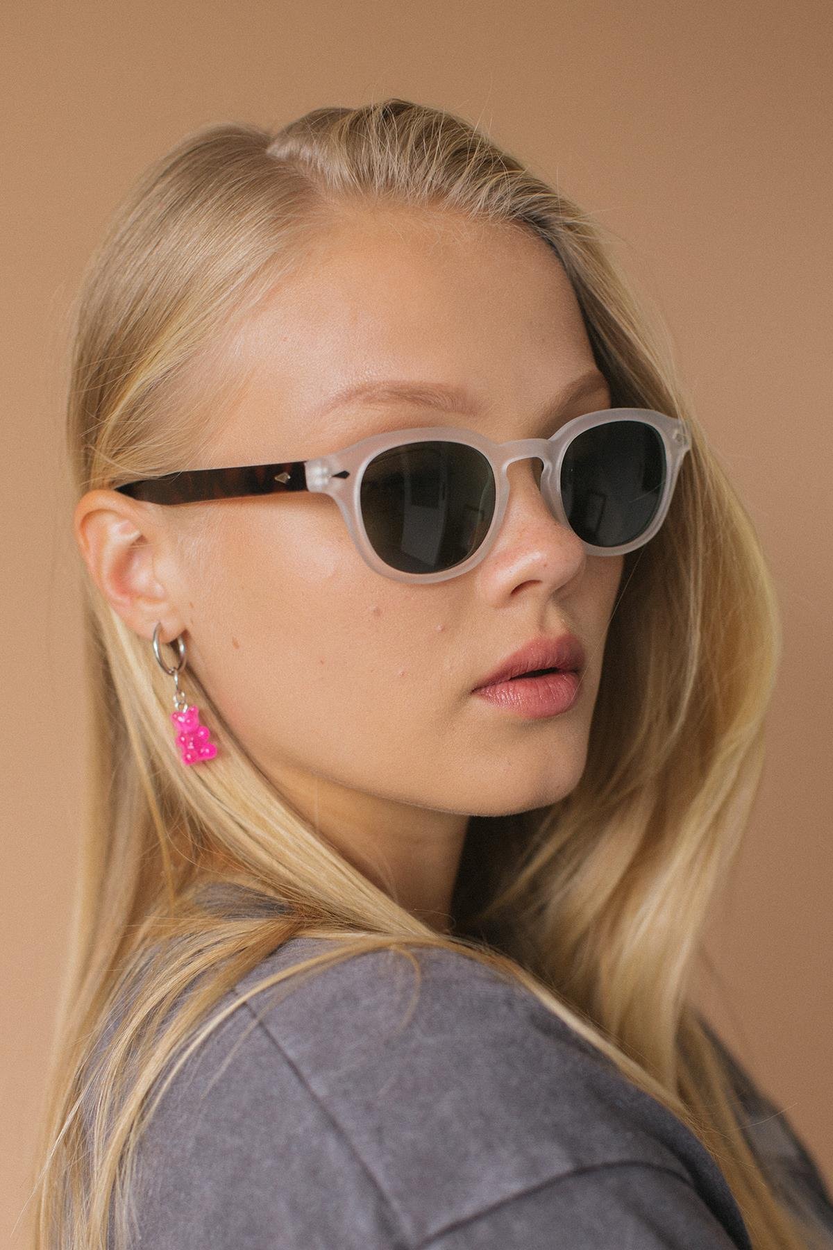 Ryan Matt Clear Green Güneş Gözlüğü