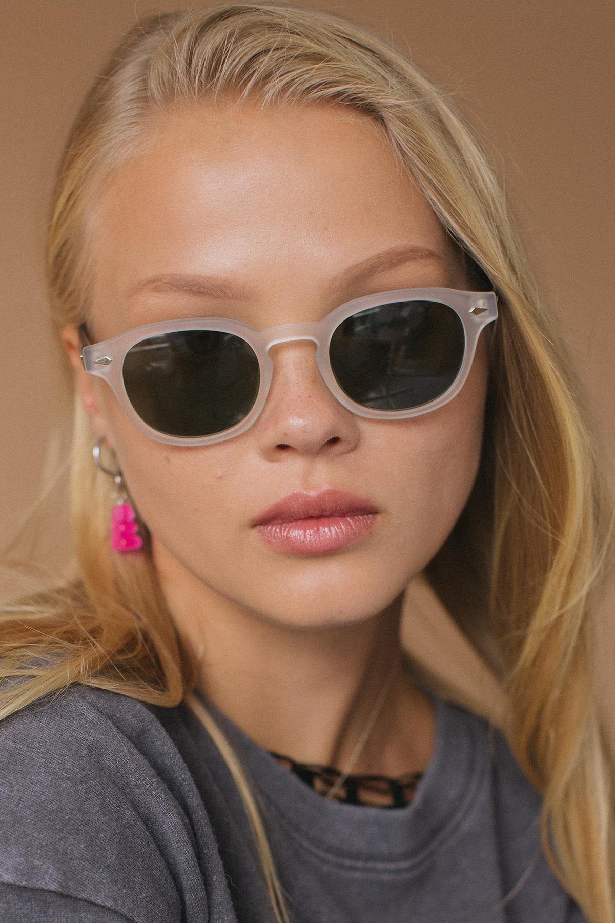 Ryan Matt Clear Green Güneş Gözlüğü