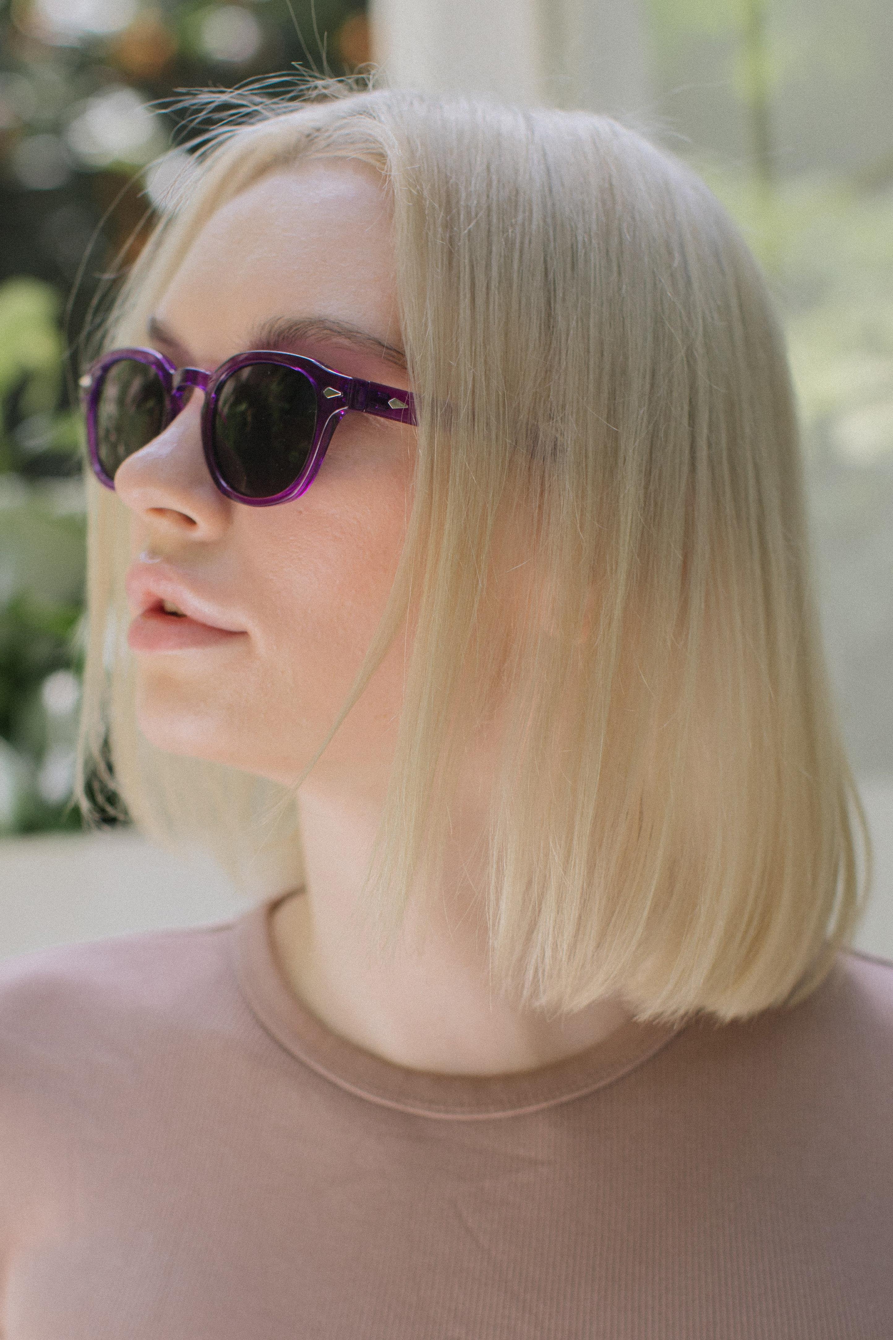 Ryan Purple Black Güneş Gözlüğü