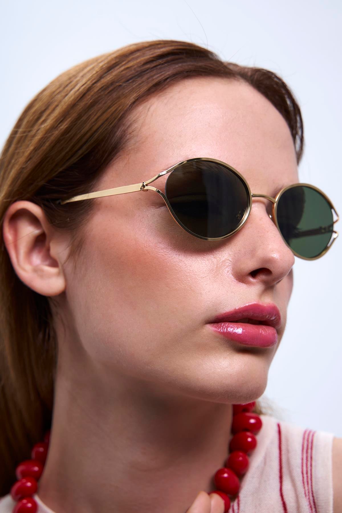 Salkım Gold Green Güneş Gözlüğü