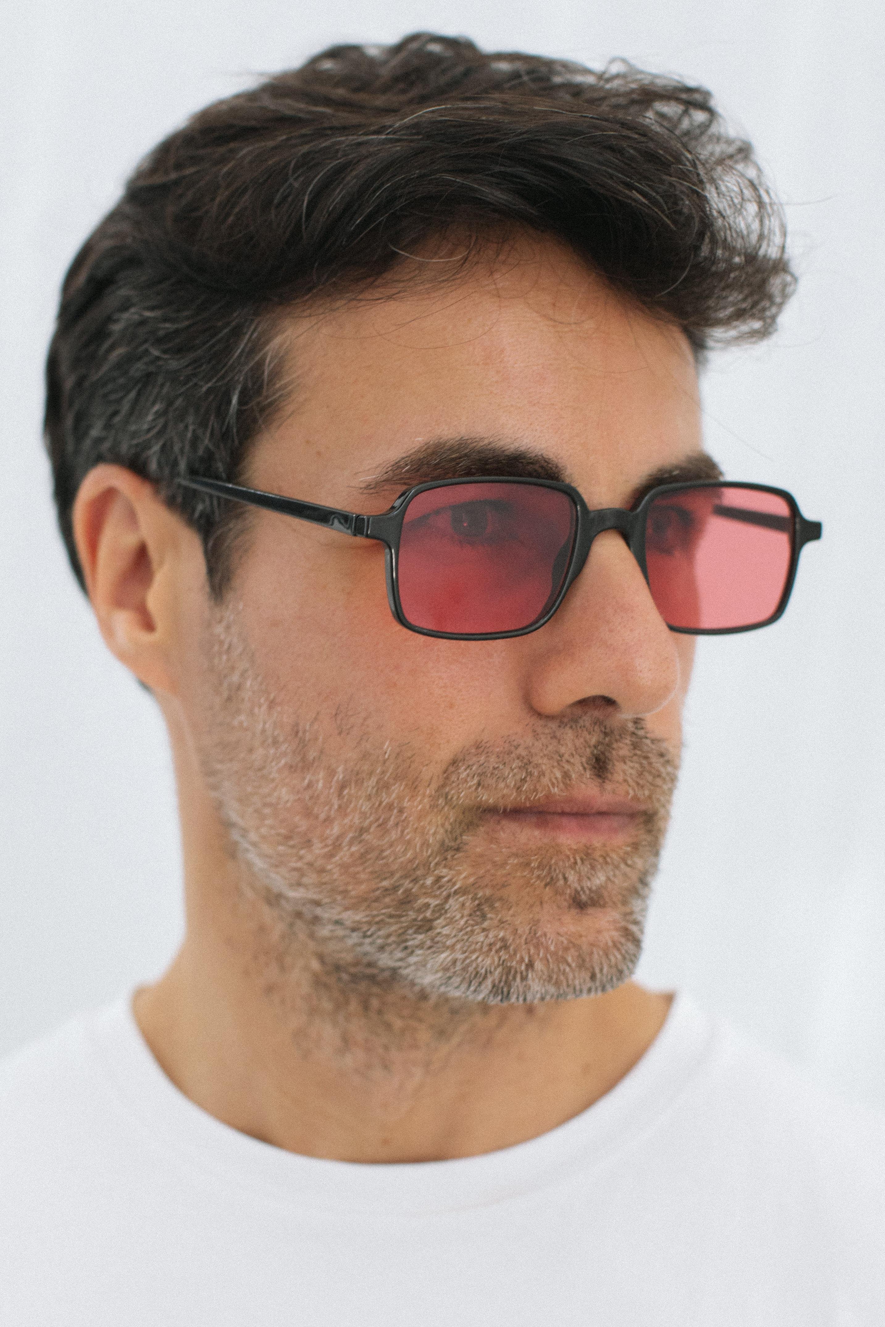 Samu Black Red Erkek Güneş Gözlüğü