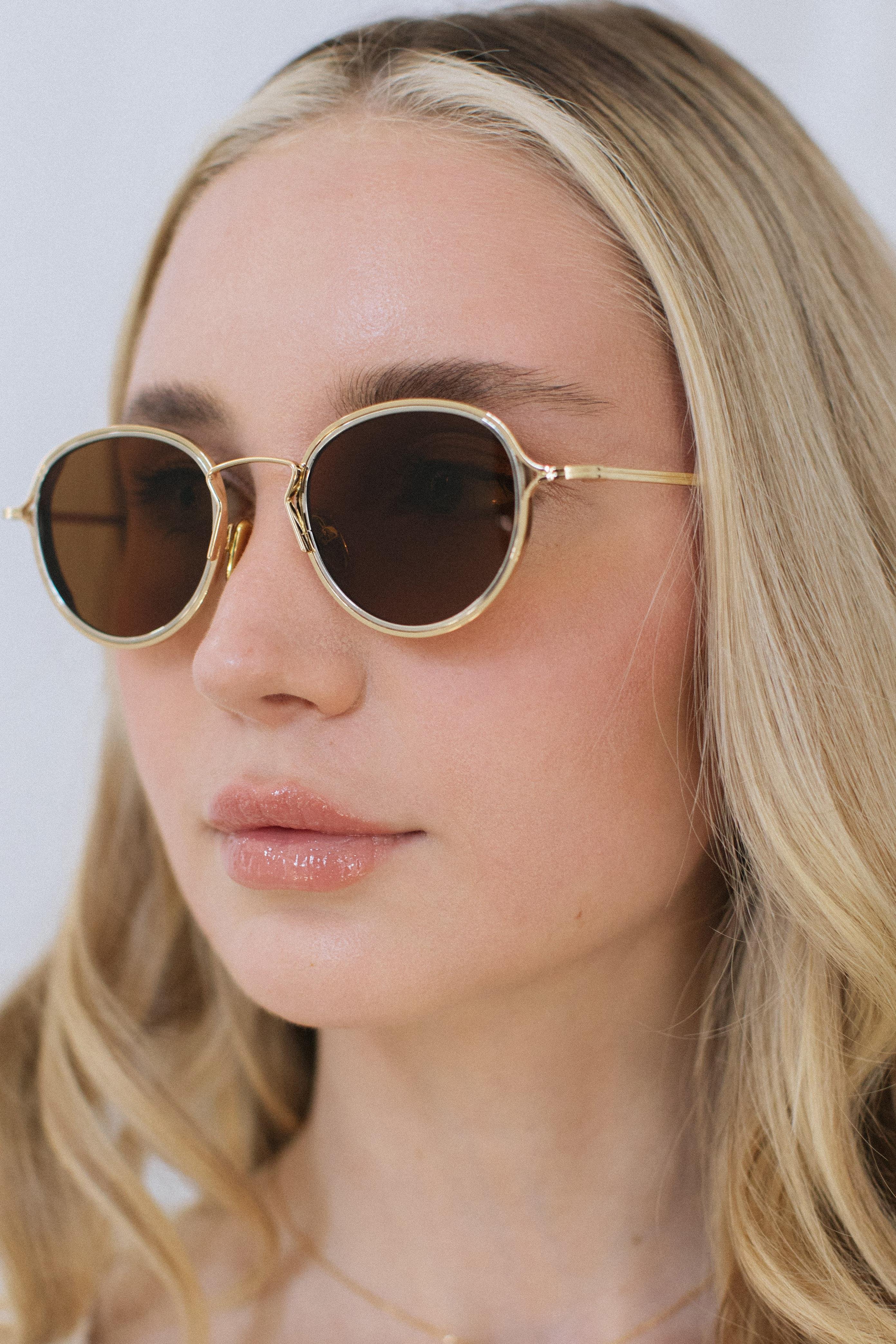 Saul Gold Brown Güneş Gözlüğü