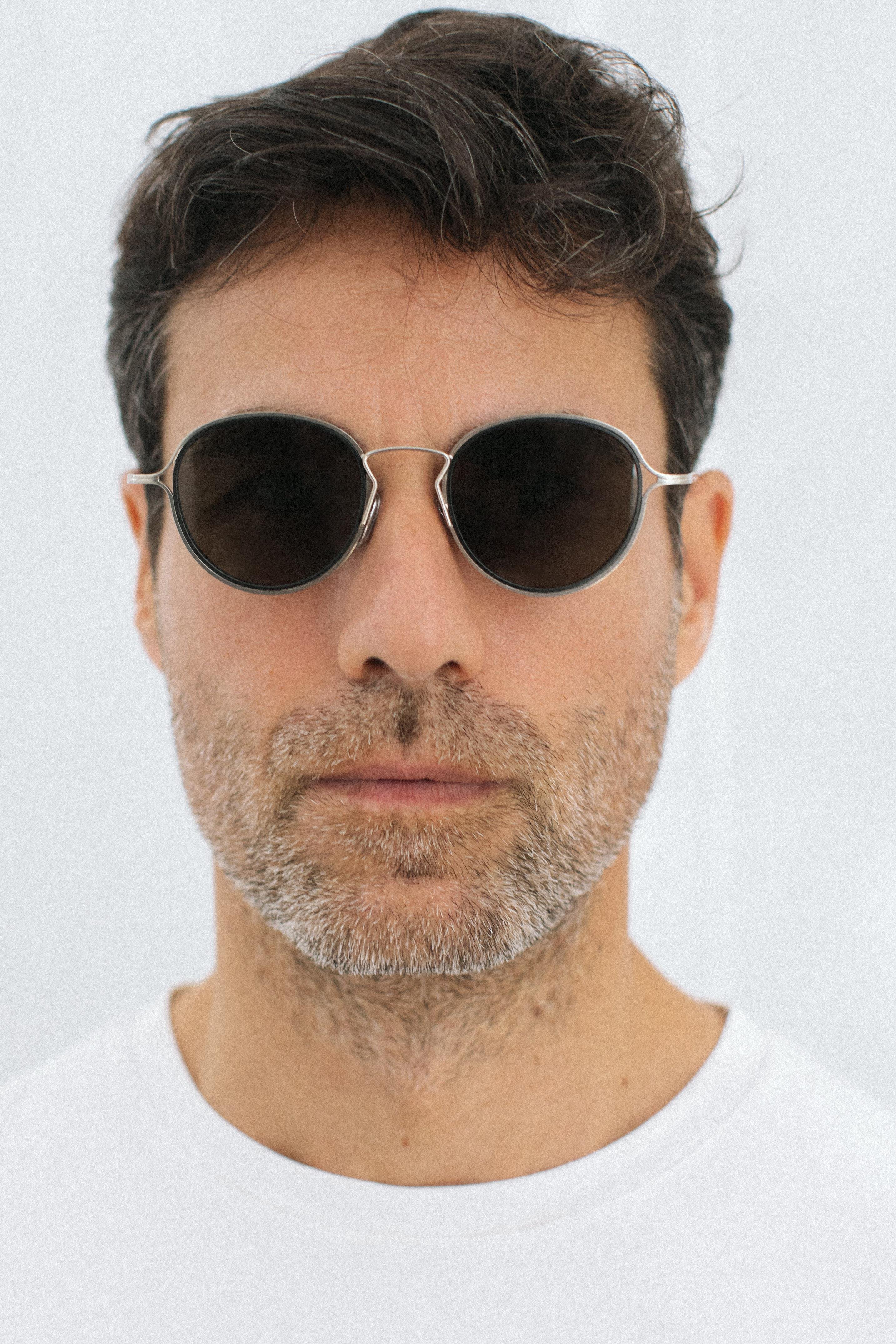 Saul Silver Black Erkek Güneş Gözlüğü