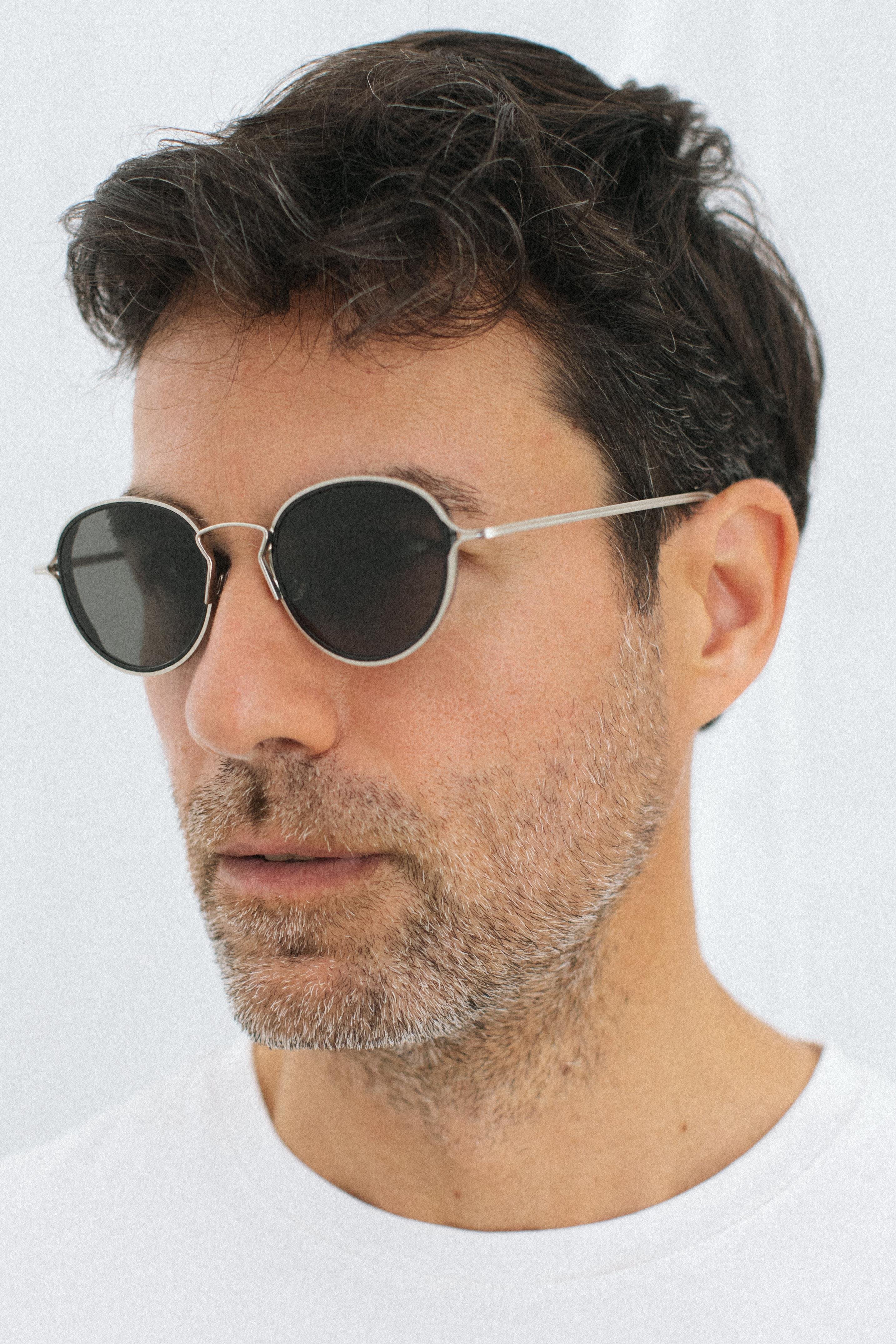 Saul Silver Black Erkek Güneş Gözlüğü