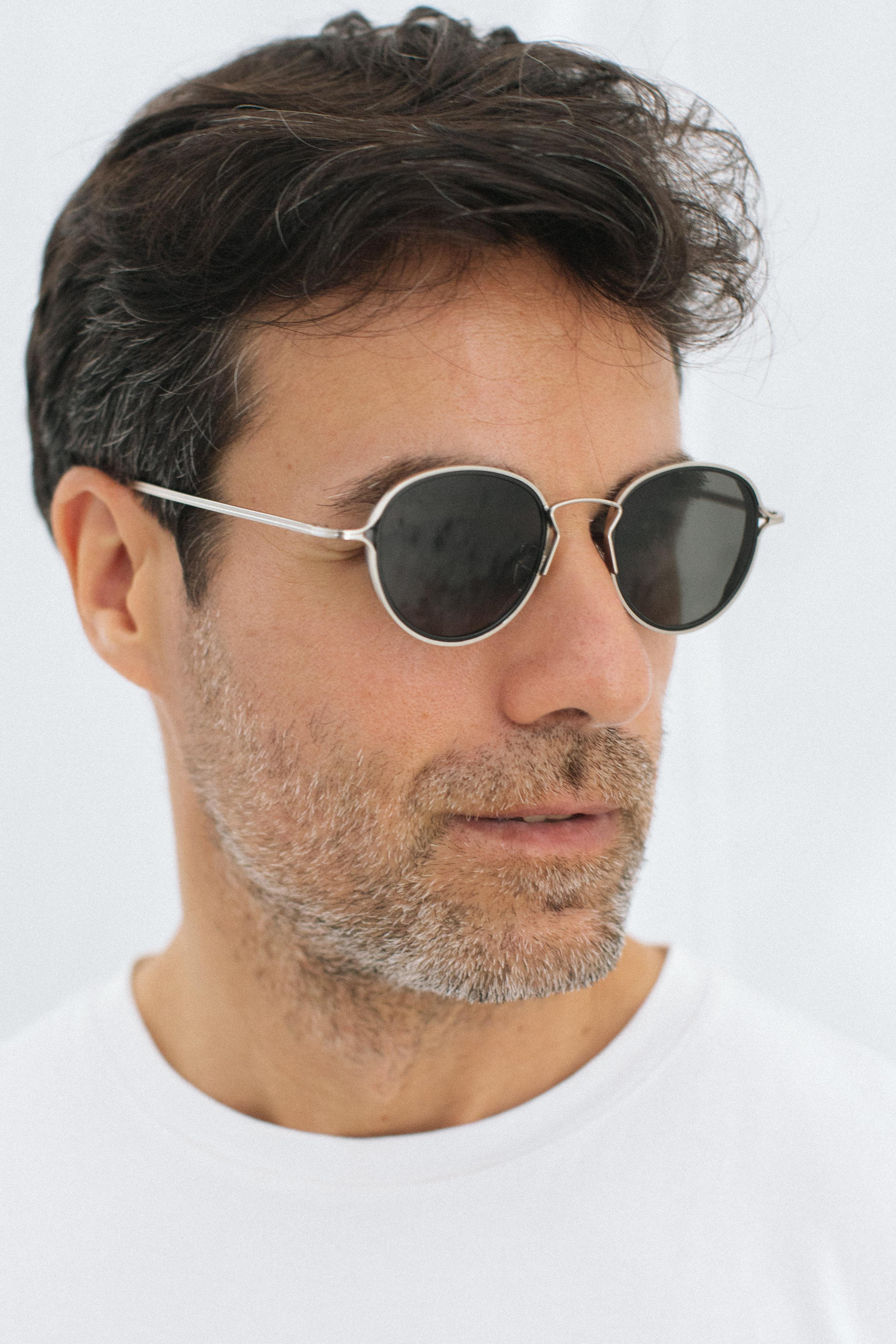 Saul Silver Black Erkek Güneş Gözlüğü