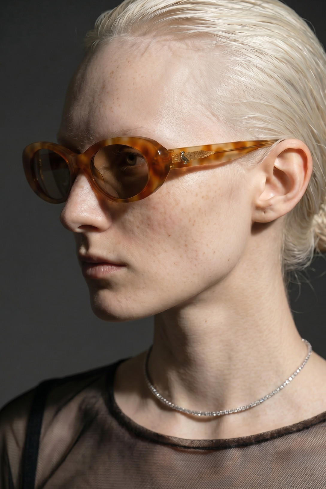 Seno Orange Leopard Nude Güneş Gözlüğü
