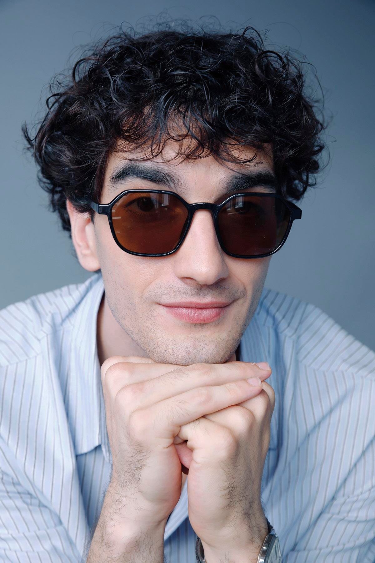 Sezar Black Brown Erkek Güneş Gözlüğü