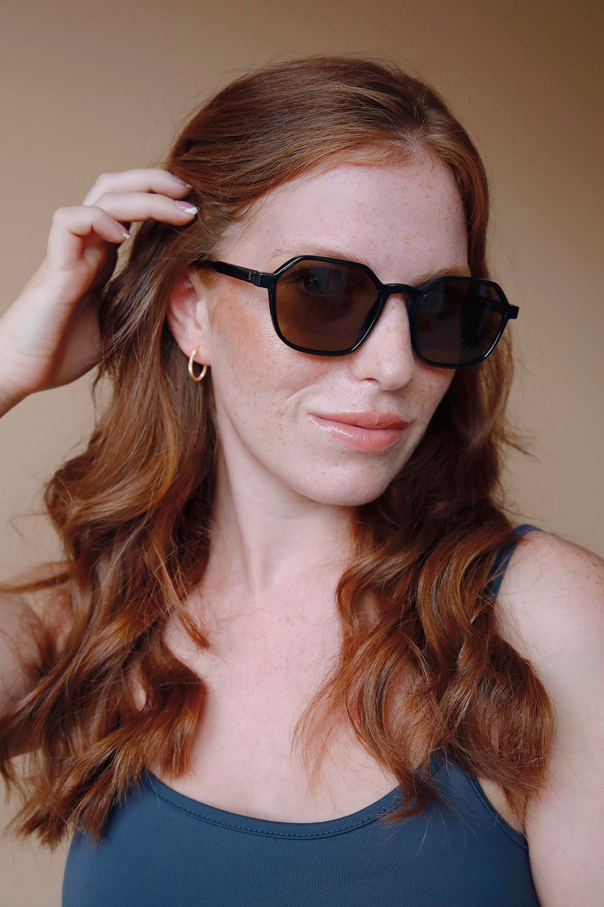 Sezar Black Brown Güneş Gözlüğü