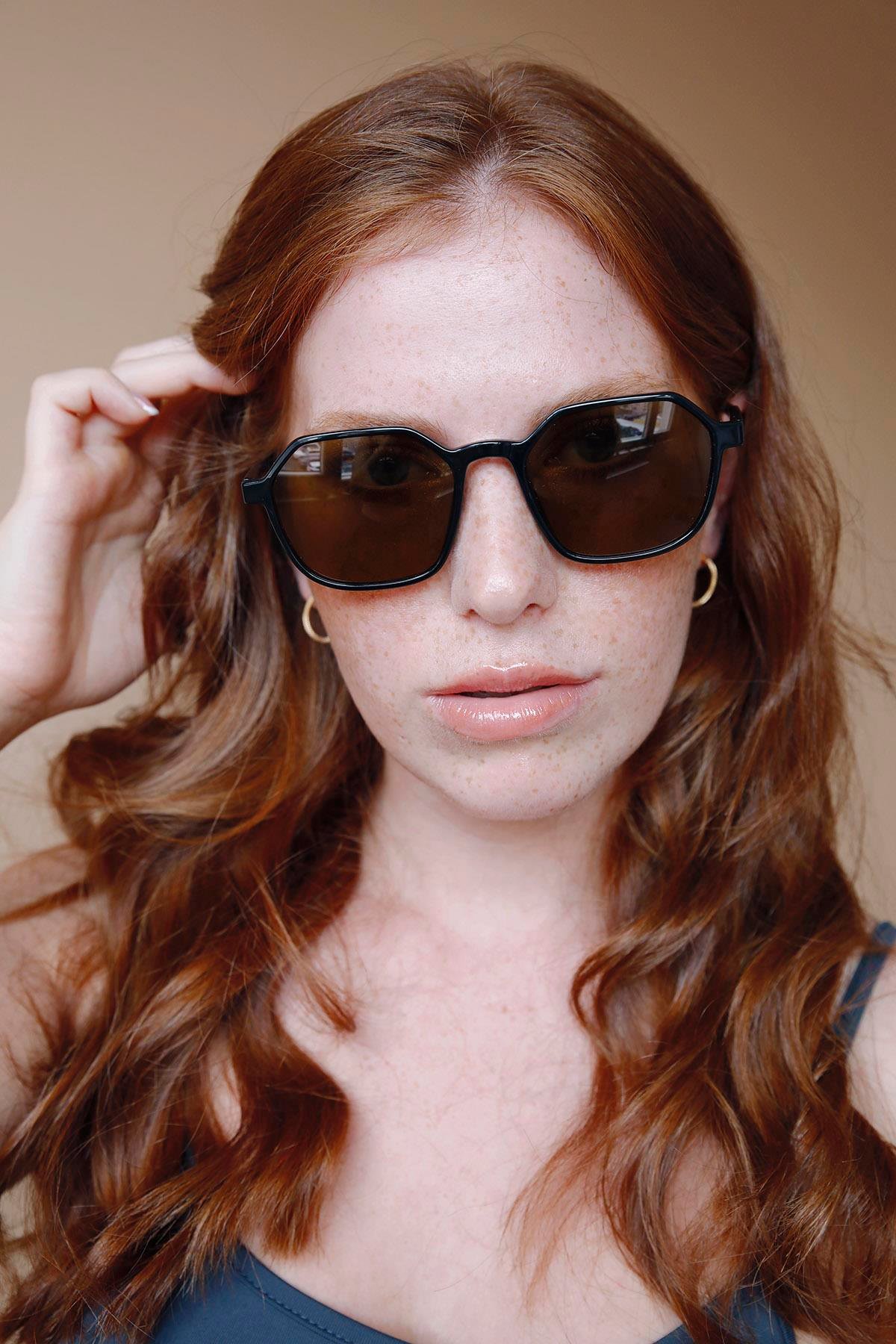 Sezar Black Brown Güneş Gözlüğü