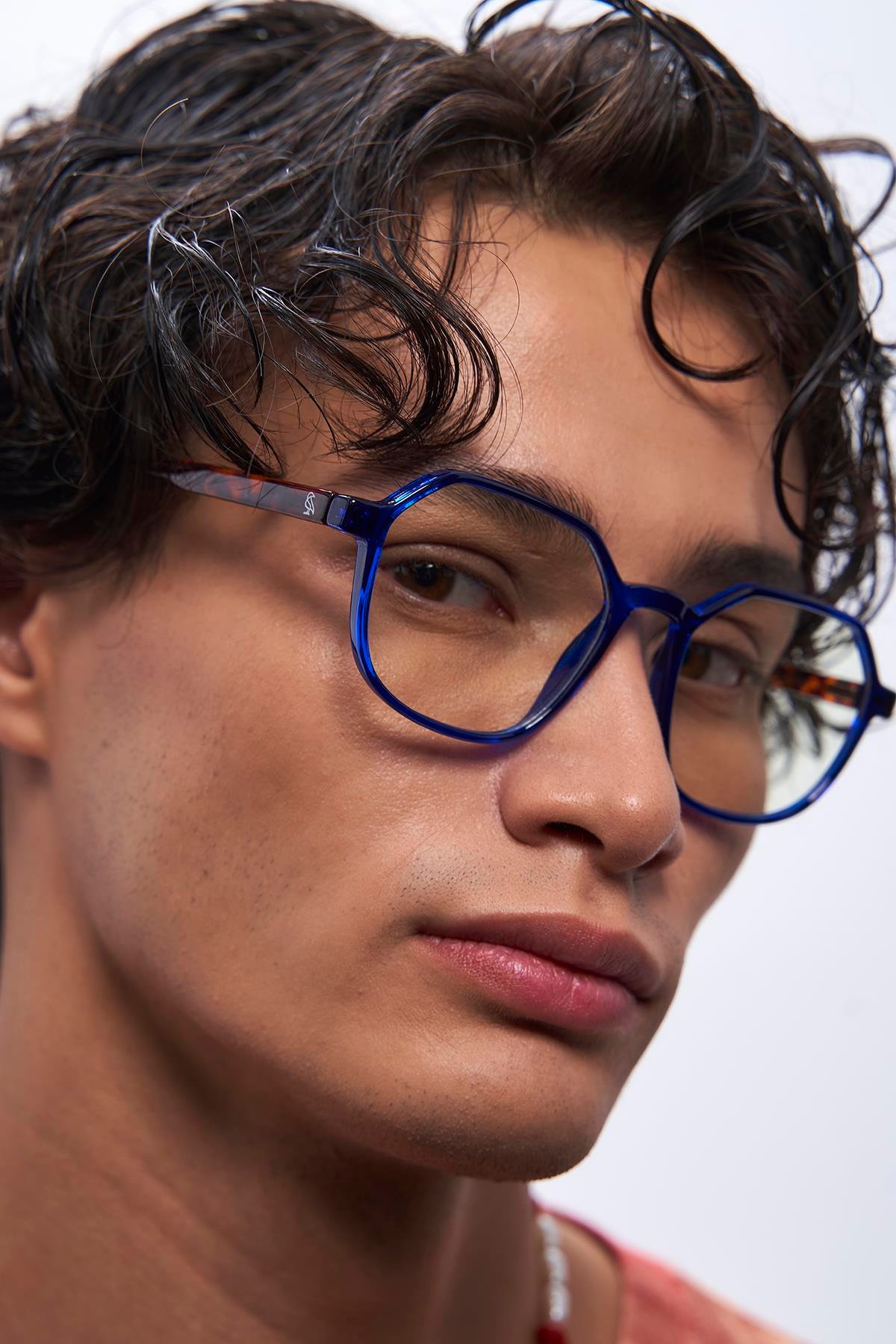 Sezar Blue Leopard Erkek Mavi Işık Koruyucu Gözlük