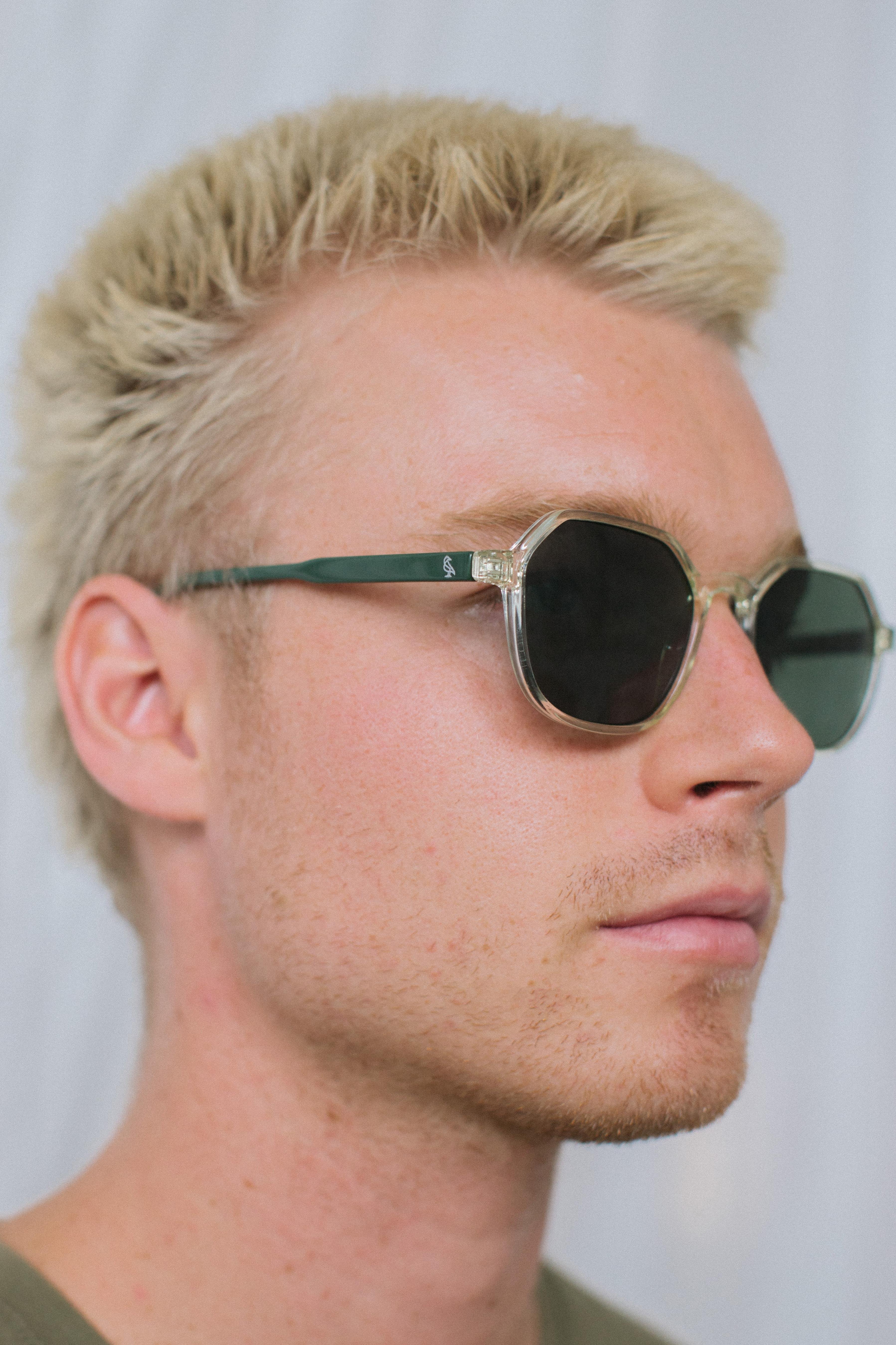 Sezar Bright Green Erkek Güneş Gözlüğü