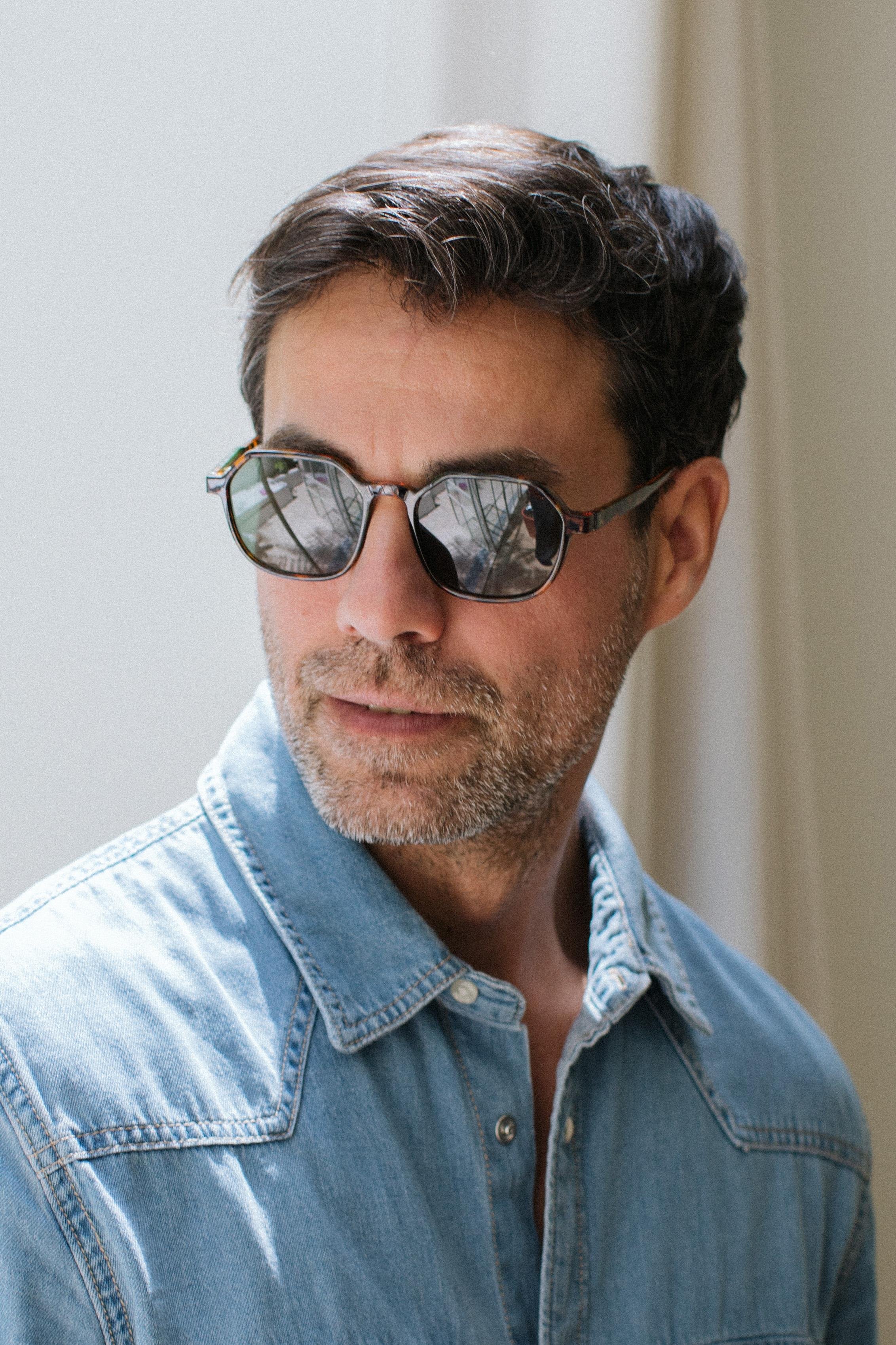 Sezar Magic Leopard Green Erkek Güneş Gözlüğü