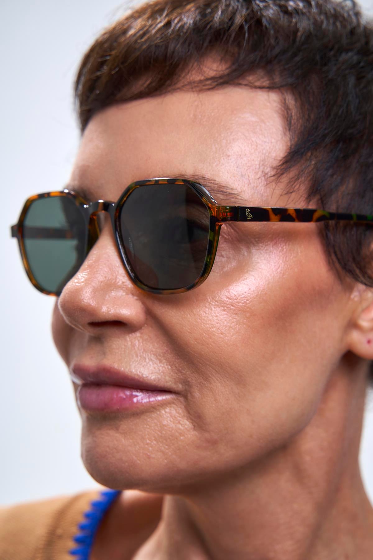 Sezar Magic Leopard Green Güneş Gözlüğü