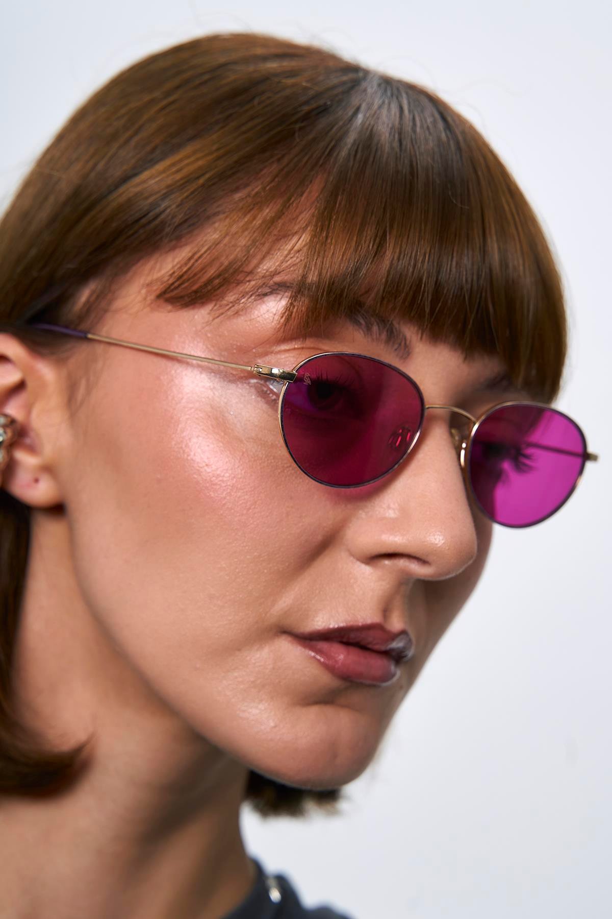 Sharon Gold Purple Güneş Gözlüğü